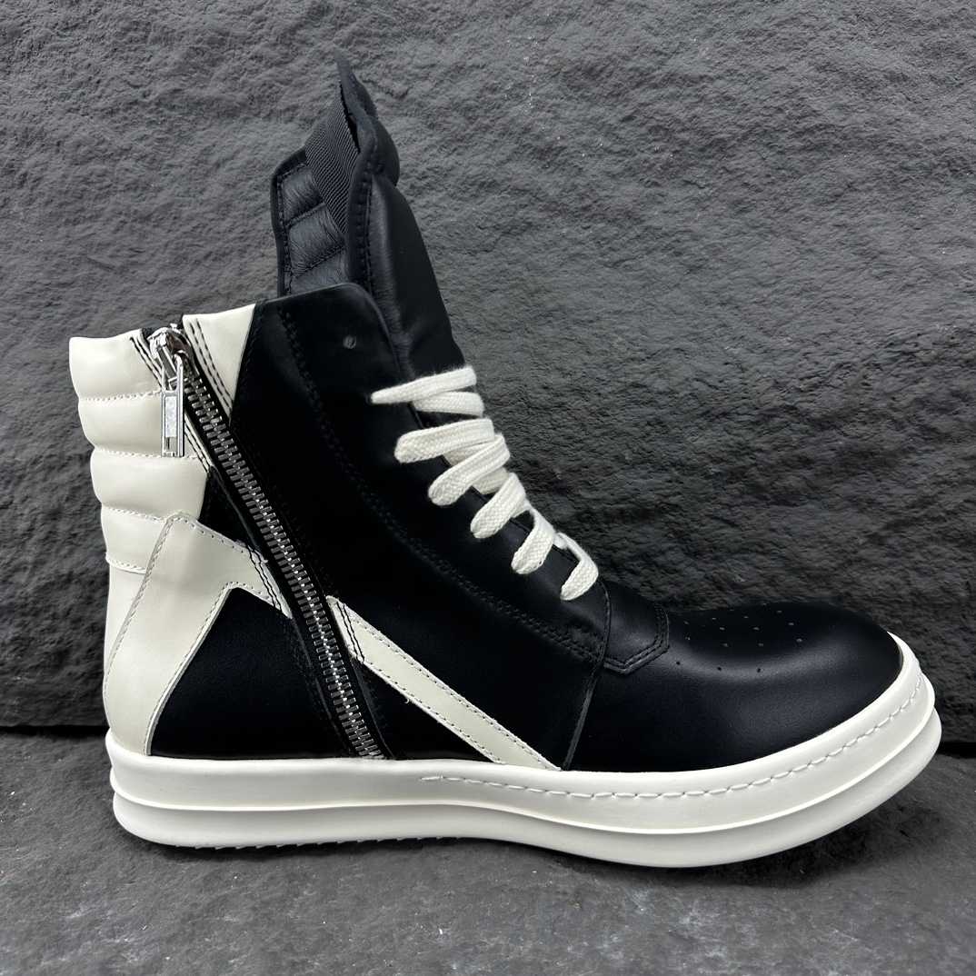 Rick Owens Geobasket High Top Sneakers - DesignerGu