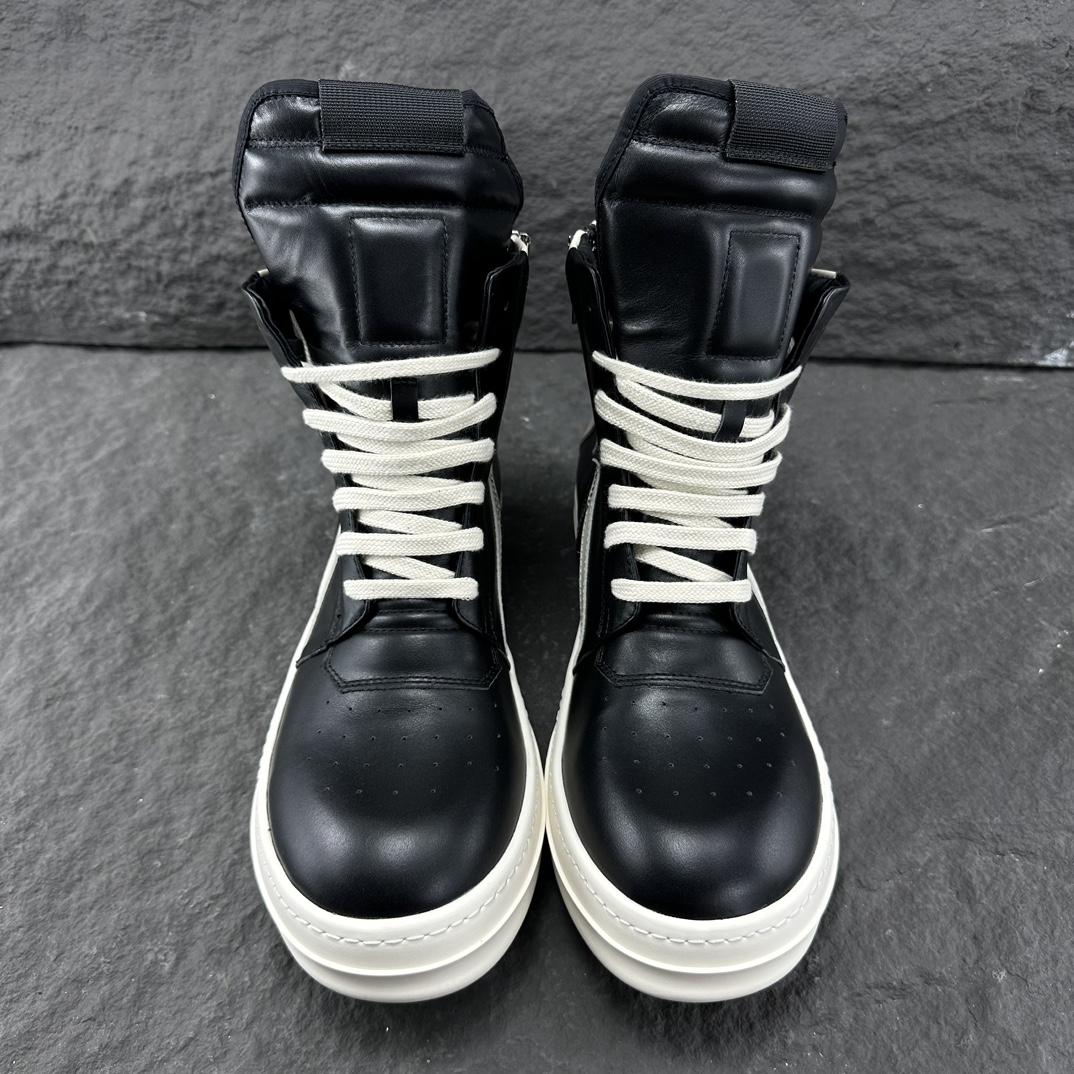 Rick Owens Geobasket High Top Sneakers - DesignerGu
