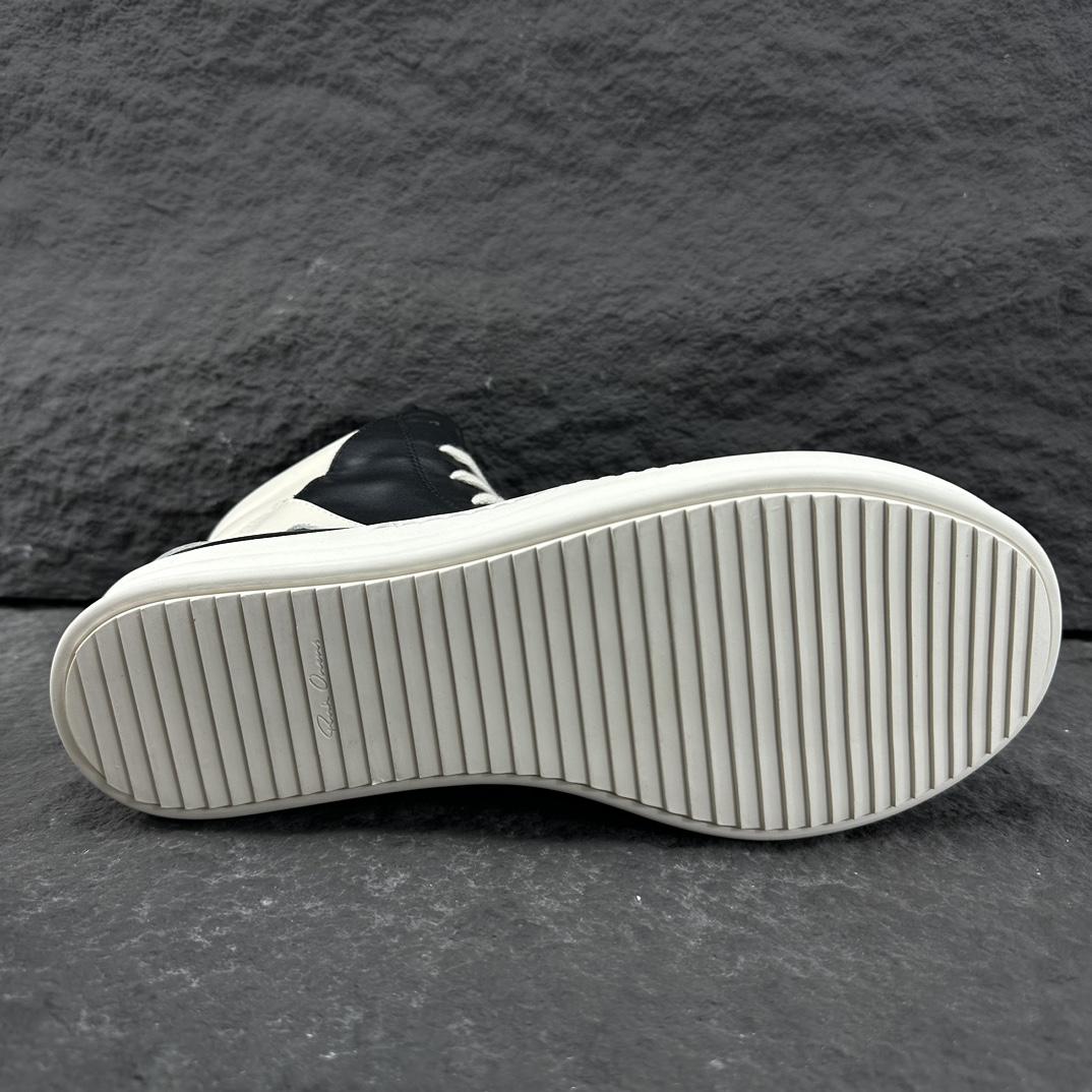 Rick Owens Geobasket High Top Sneakers - DesignerGu
