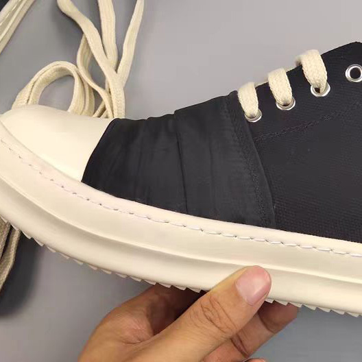 Rick Owens DRKSHDW Canvas Sneakers - DesignerGu