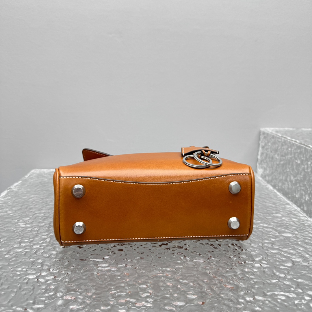 Balenciaga Rodeo Handbag Mini In Tan Cowboy - DesignerGu