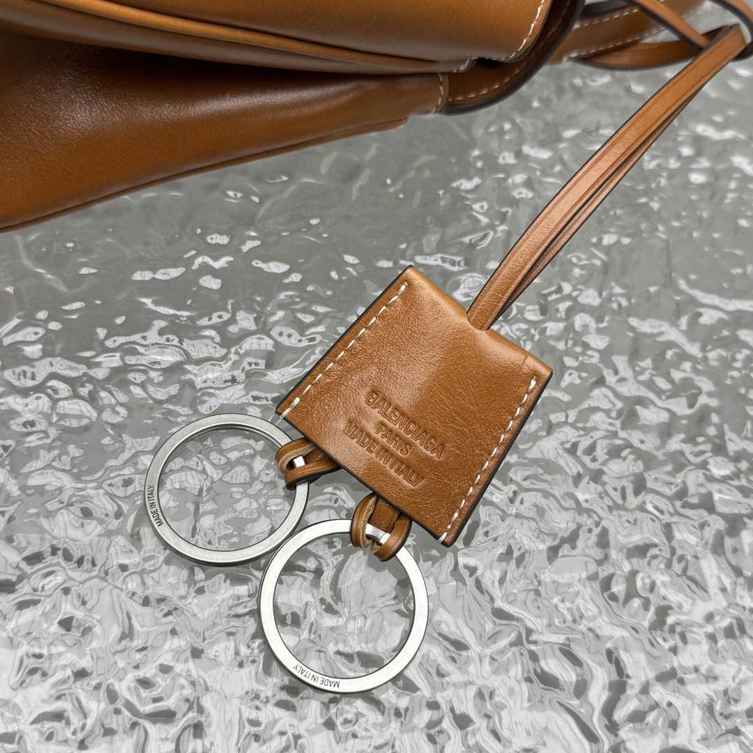 Balenciaga Rodeo Handbag Mini In Tan Cowboy - DesignerGu