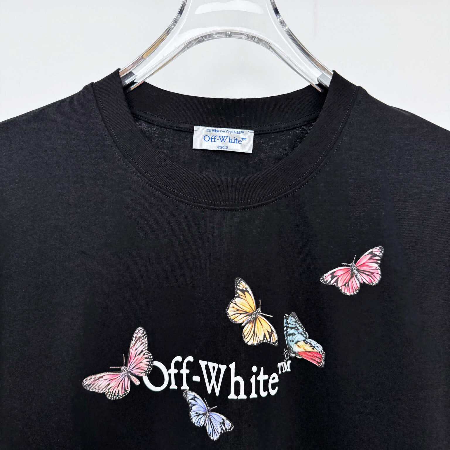 Off White Butterfly Bookish T-Shirt - DesignerGu