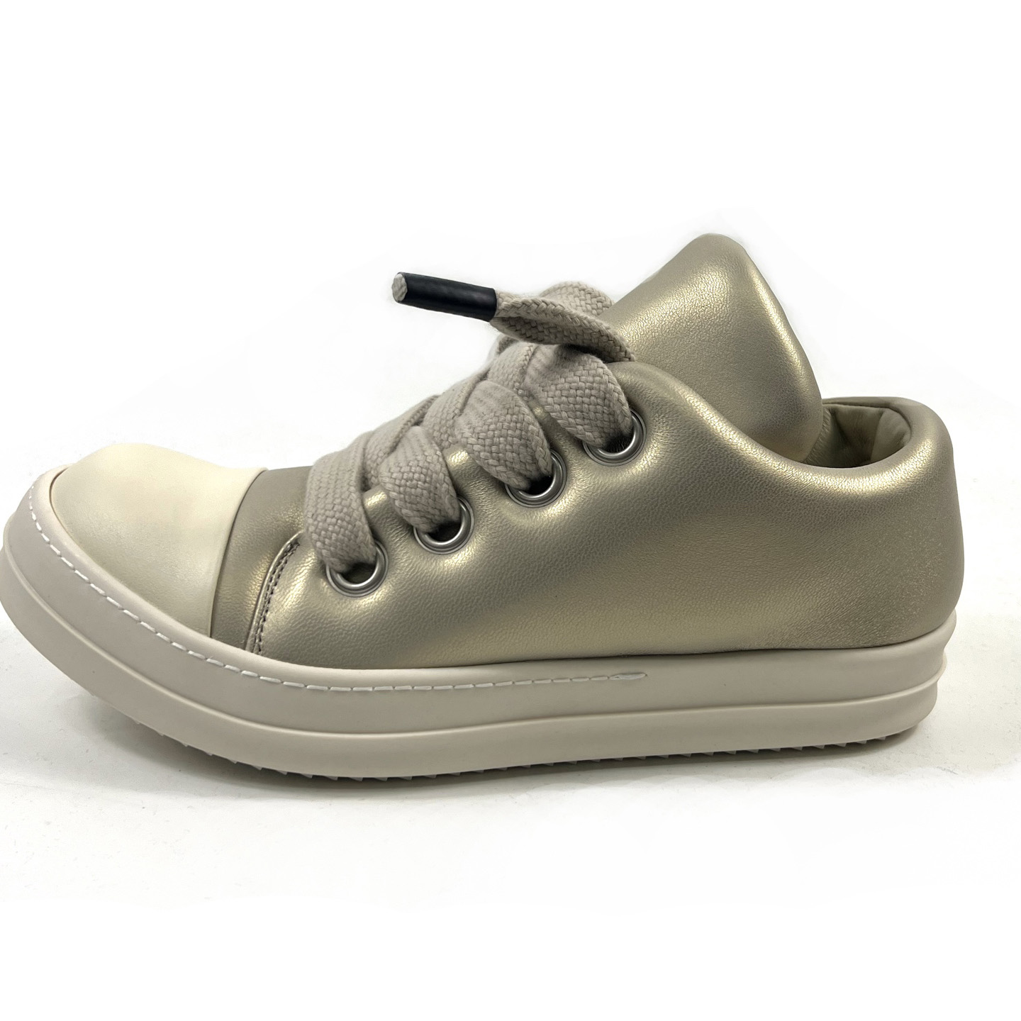 Rick Owens Jumbolaced Padded Sneakers - DesignerGu