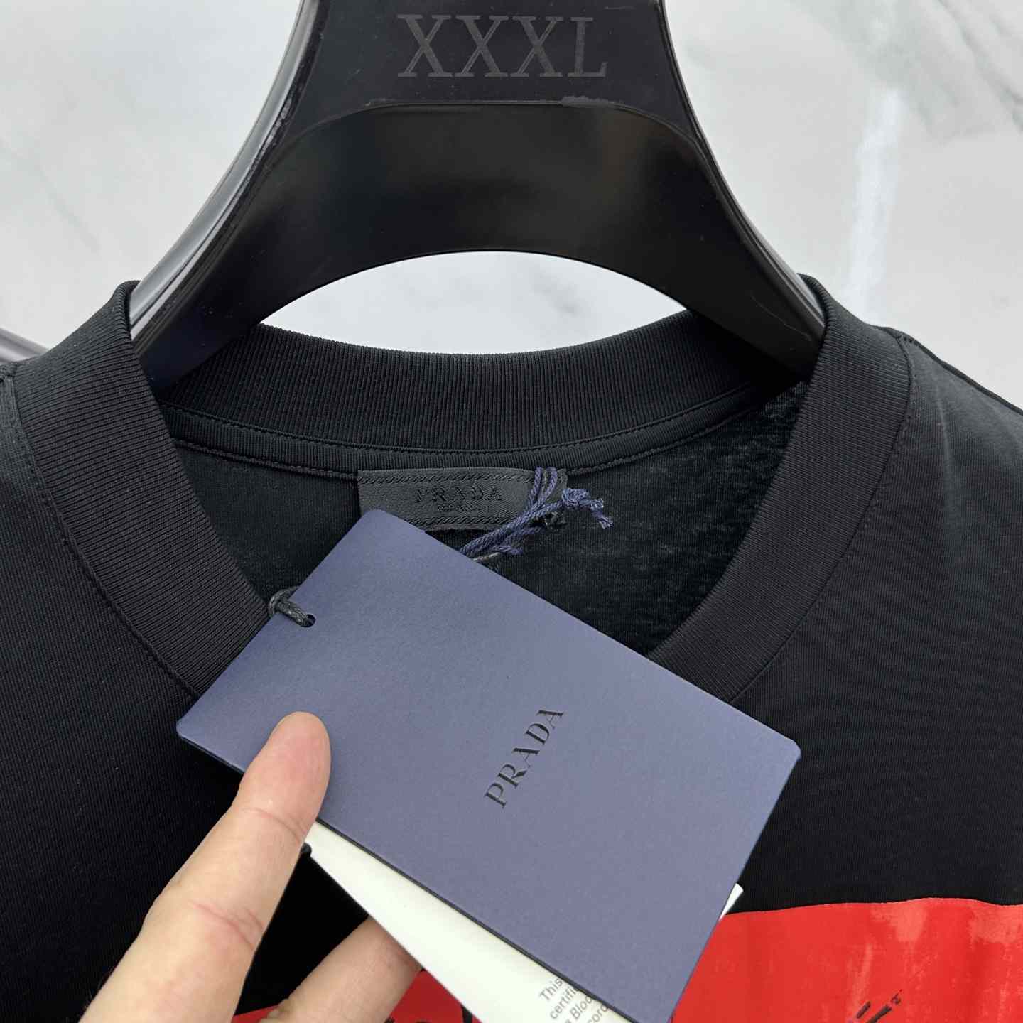 Prada Print Jersey T-shirt - DesignerGu