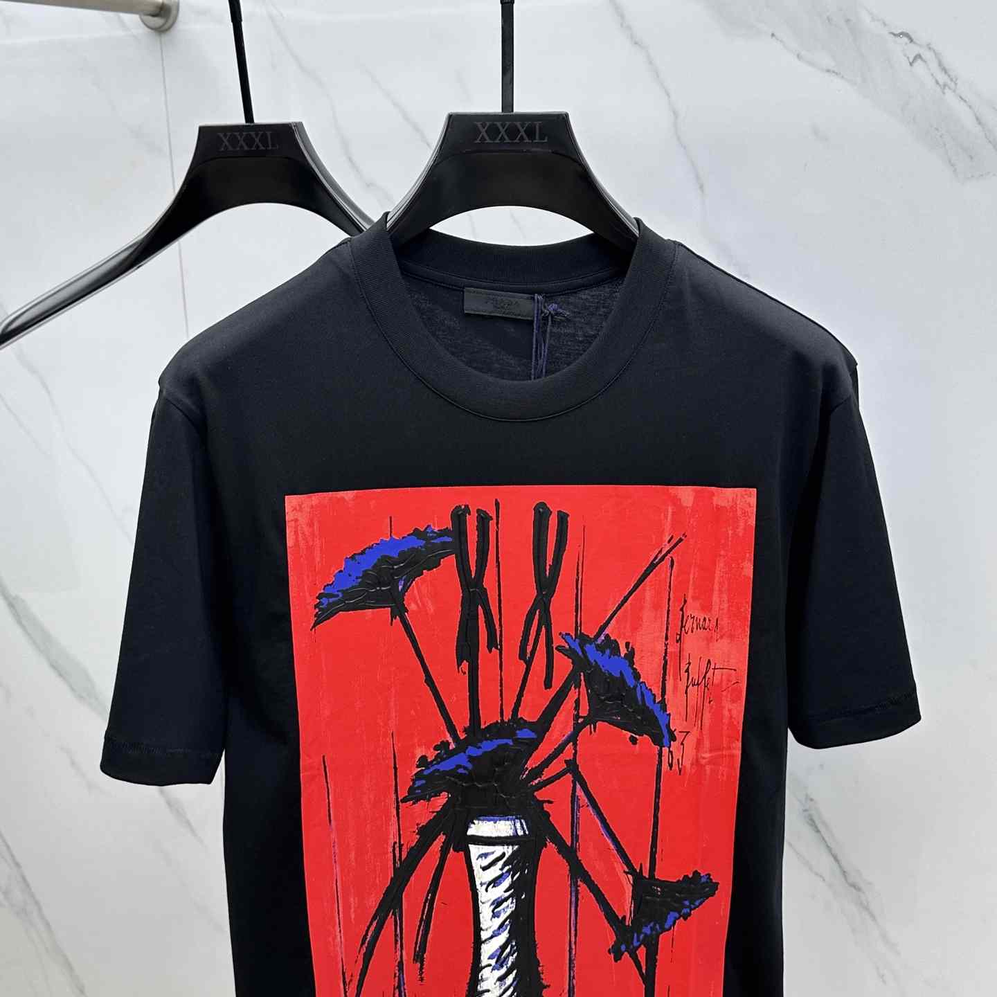 Prada Print Jersey T-shirt - DesignerGu
