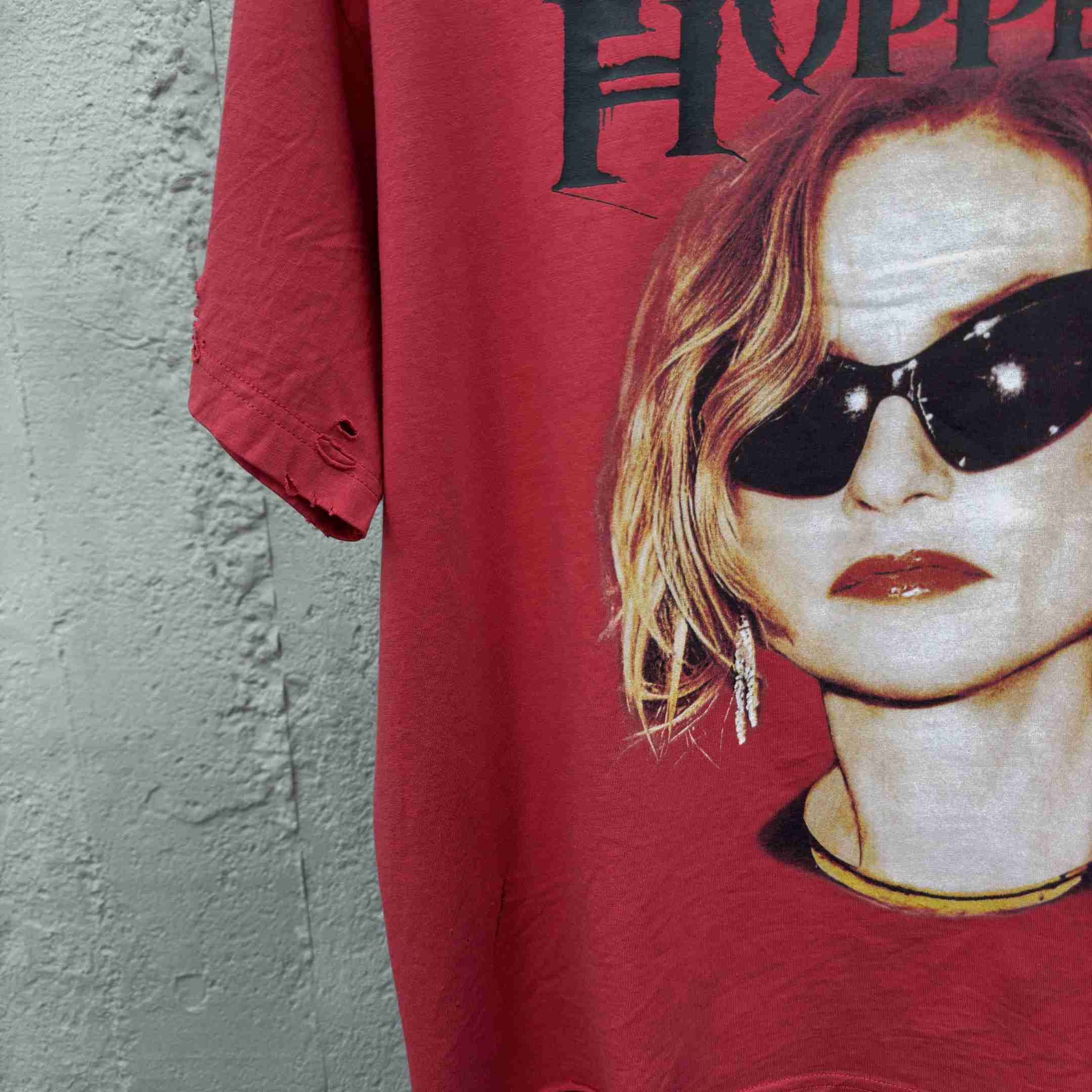 Balenciaga Isabelle Boxy T-Shirt in faded red dry jersey - DesignerGu