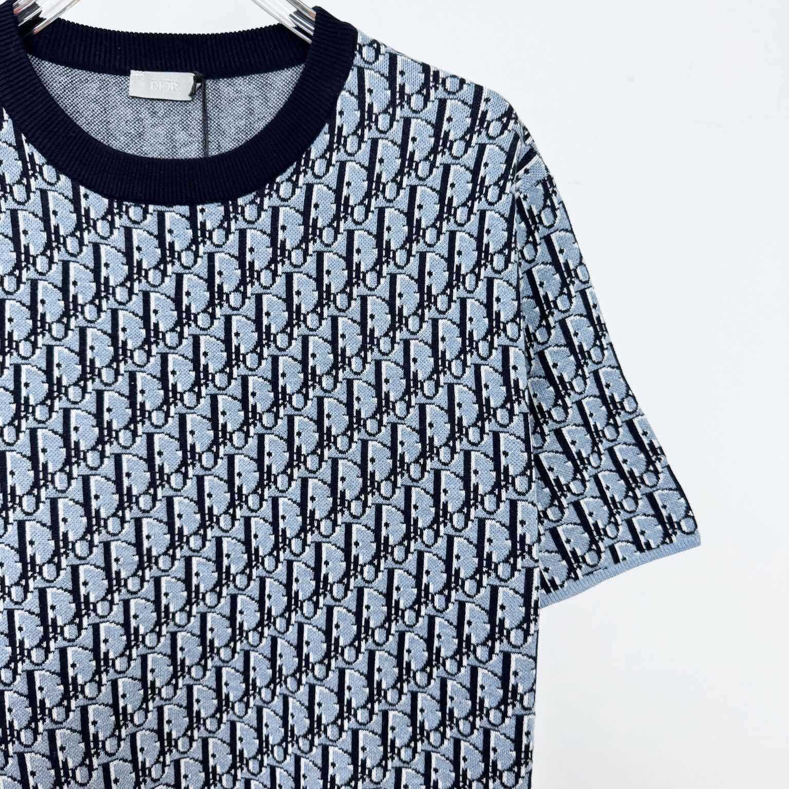 Dior Oblique T-Shirt, Relaxed Fit   - DesignerGu