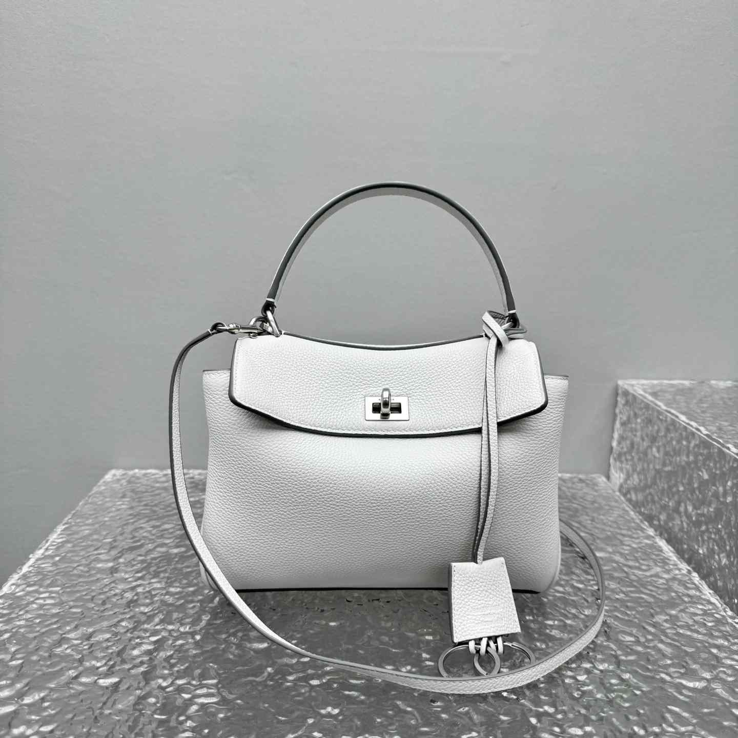 Balenciaga Rodeo Handbag Mini In White - DesignerGu