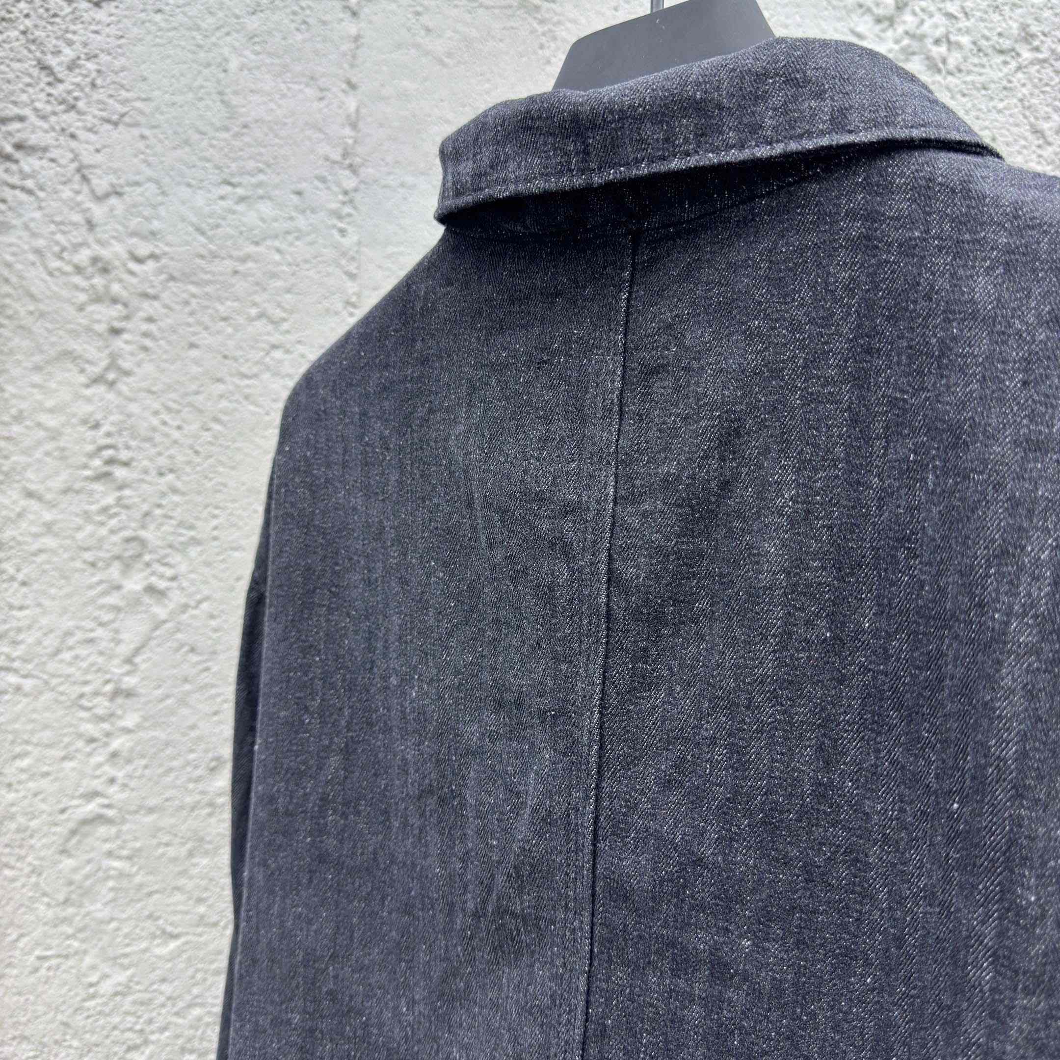 Prada Chevron Denim Blouson Jacket - DesignerGu