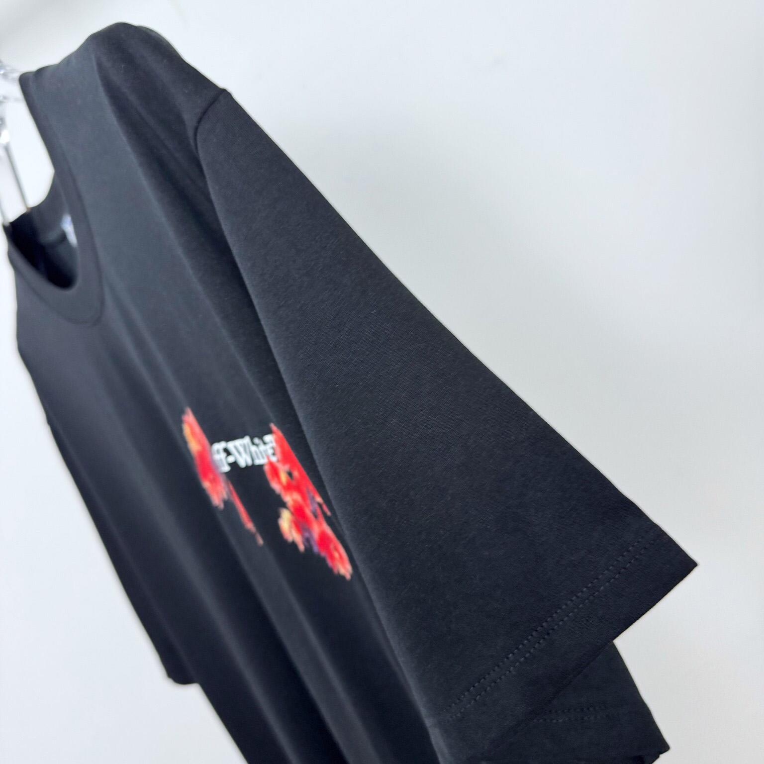 Off-White Arrow-Print T-shirt Black - DesignerGu