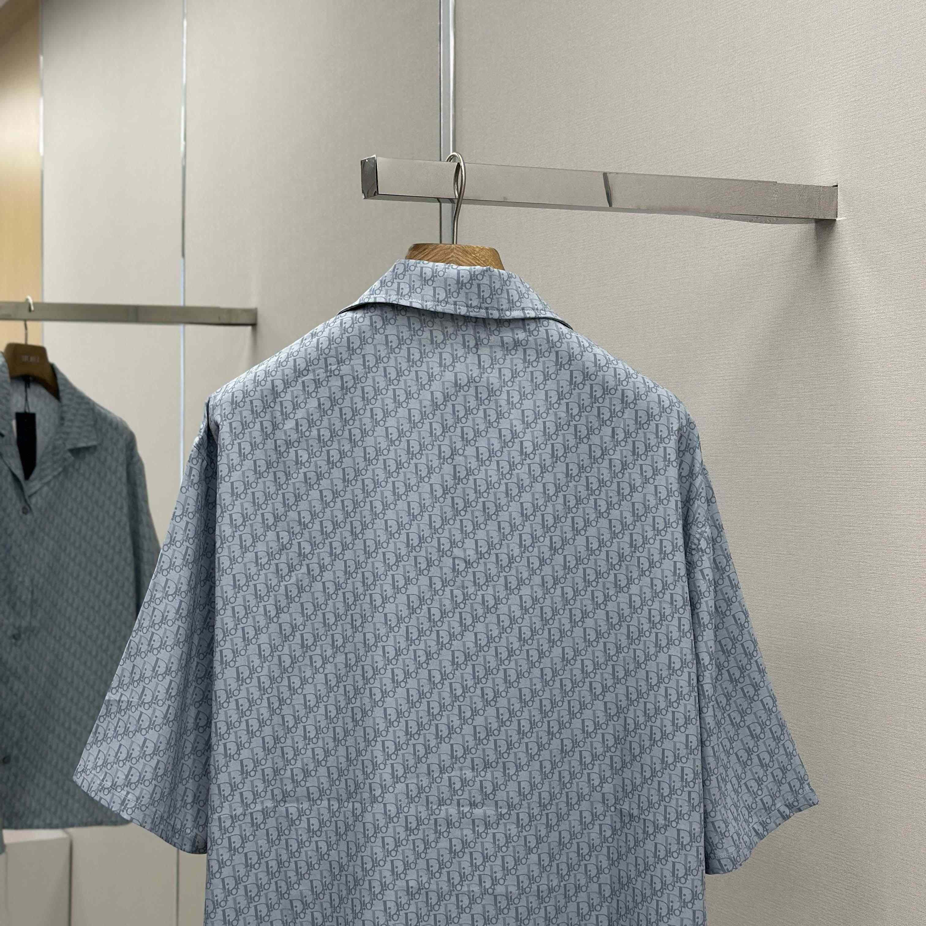 Dior Oblique Short-Sleeved Shirt - DesignerGu