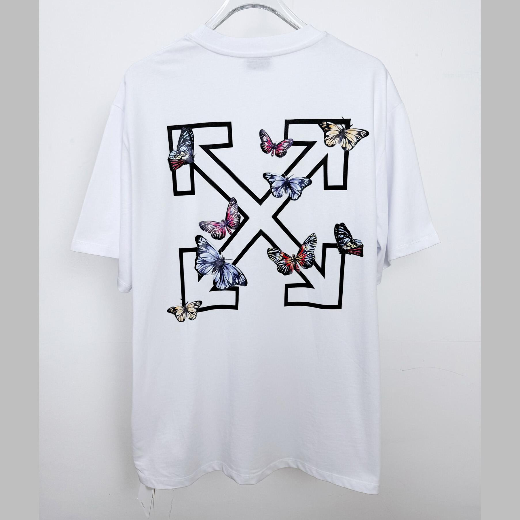 Off-White Arrow Butterfly Top White - DesignerGu