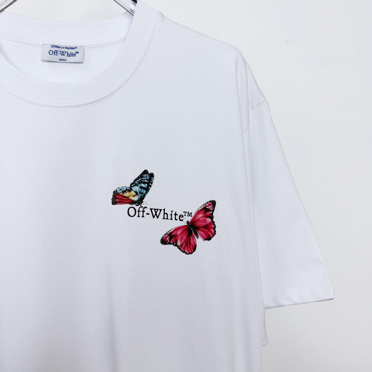 Off-White Arrow Butterfly Top White - DesignerGu