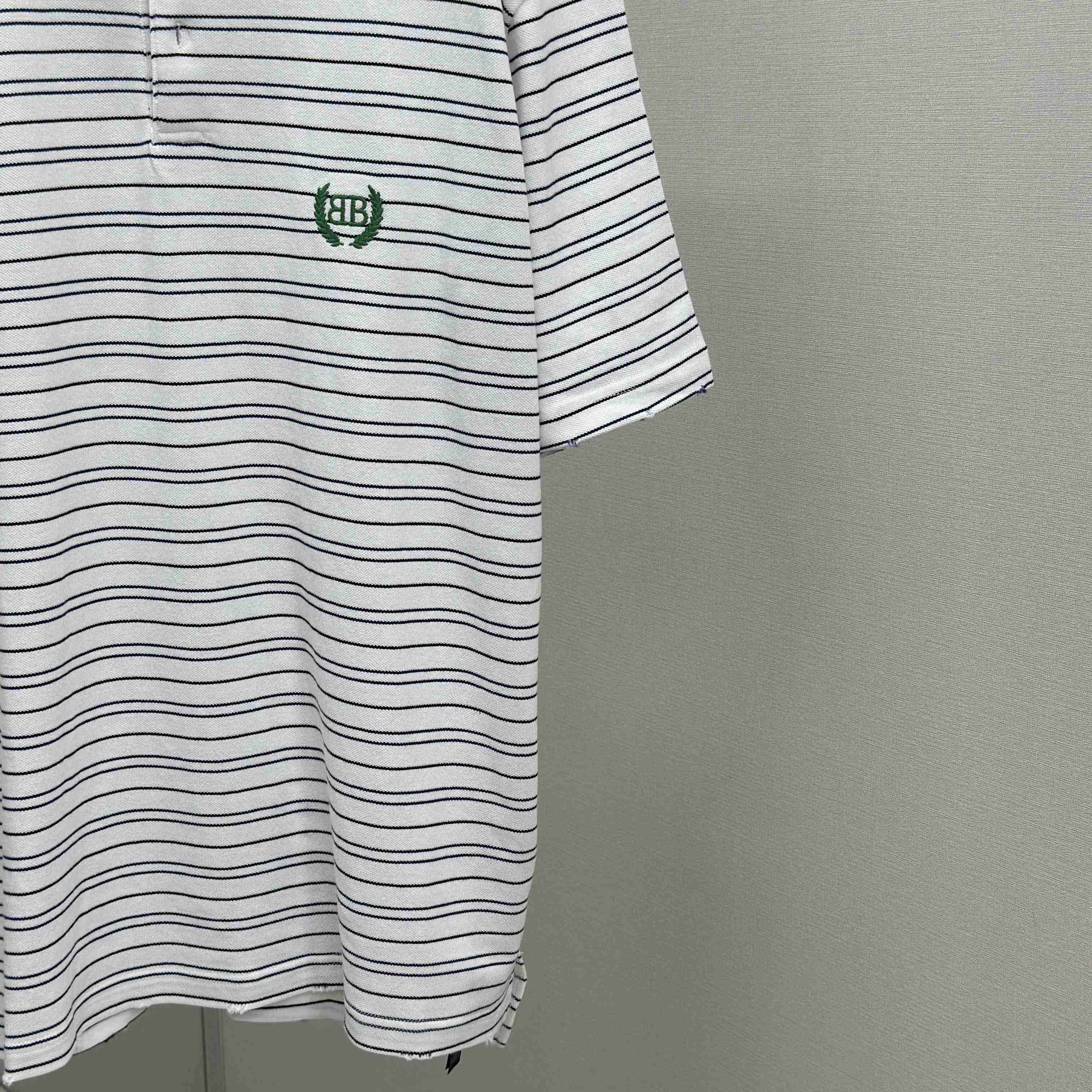 Balenciaga Logo-embroidered Polo Shirt - DesignerGu