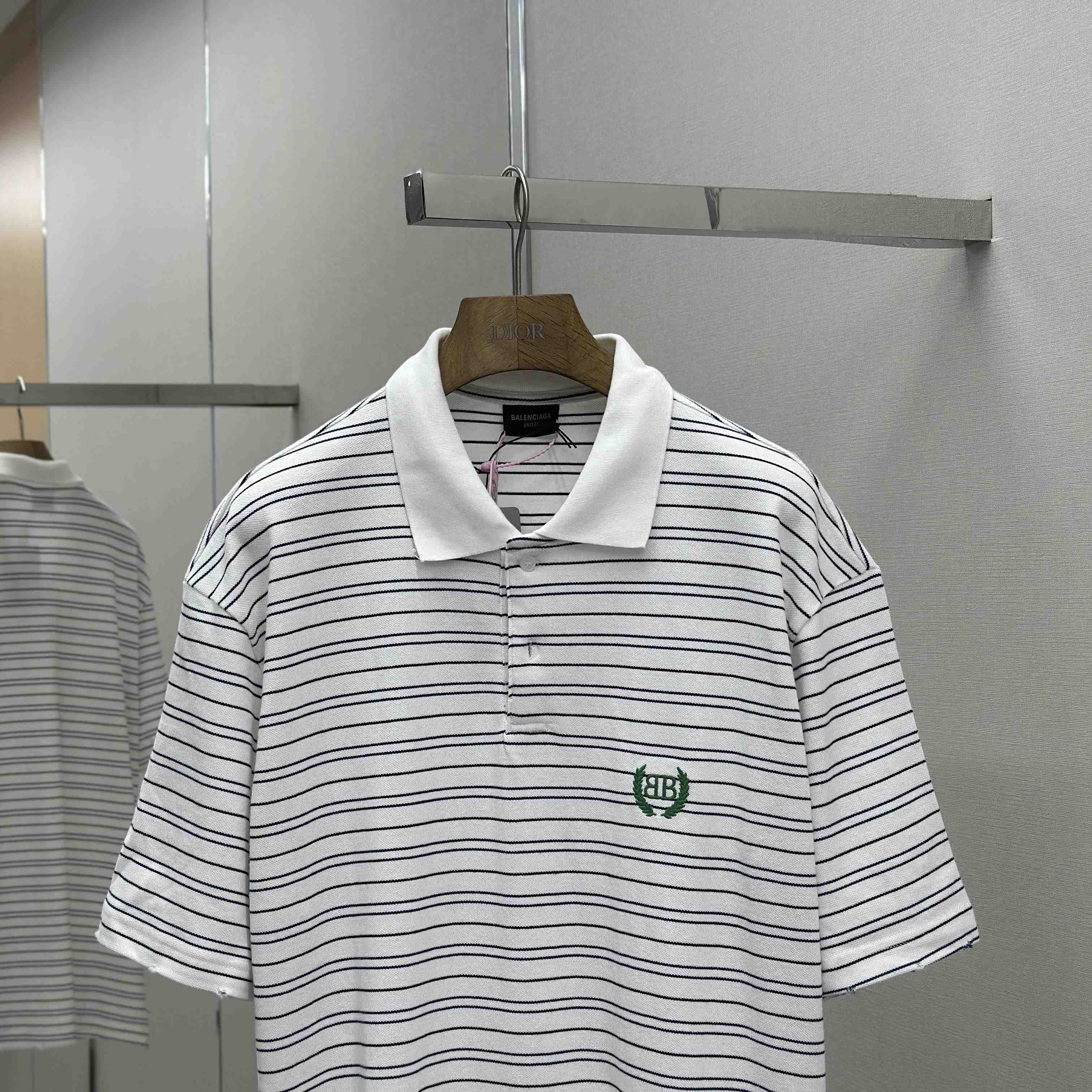 Balenciaga Logo-embroidered Polo Shirt - DesignerGu