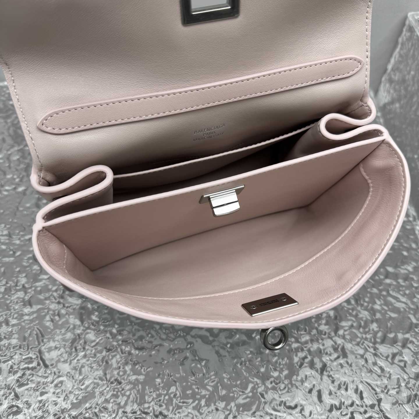 Balenciaga Rodeo Handbag Mini In Suede Pink - DesignerGu