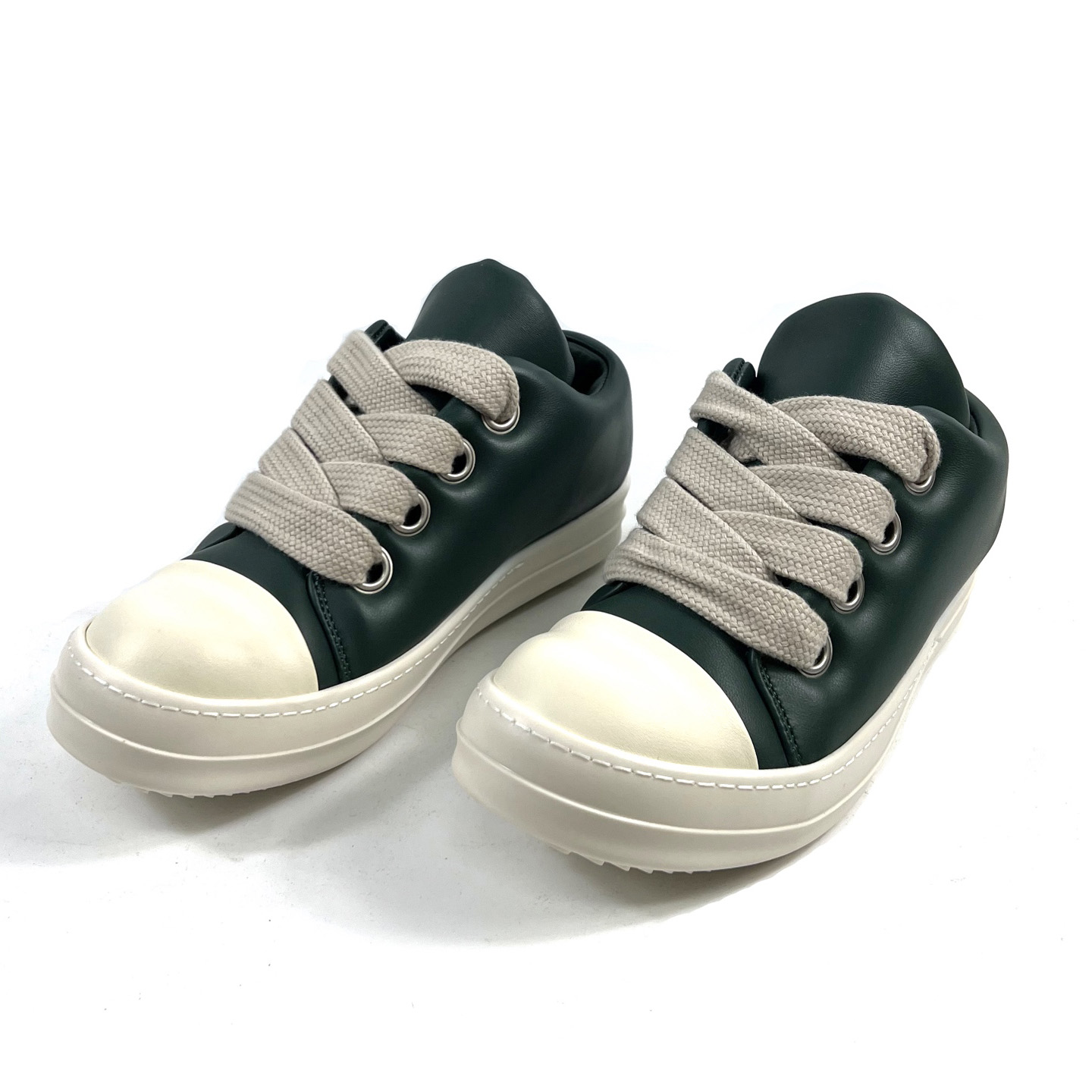 Rick Owens Jumbolaced Padded Sneakers - DesignerGu