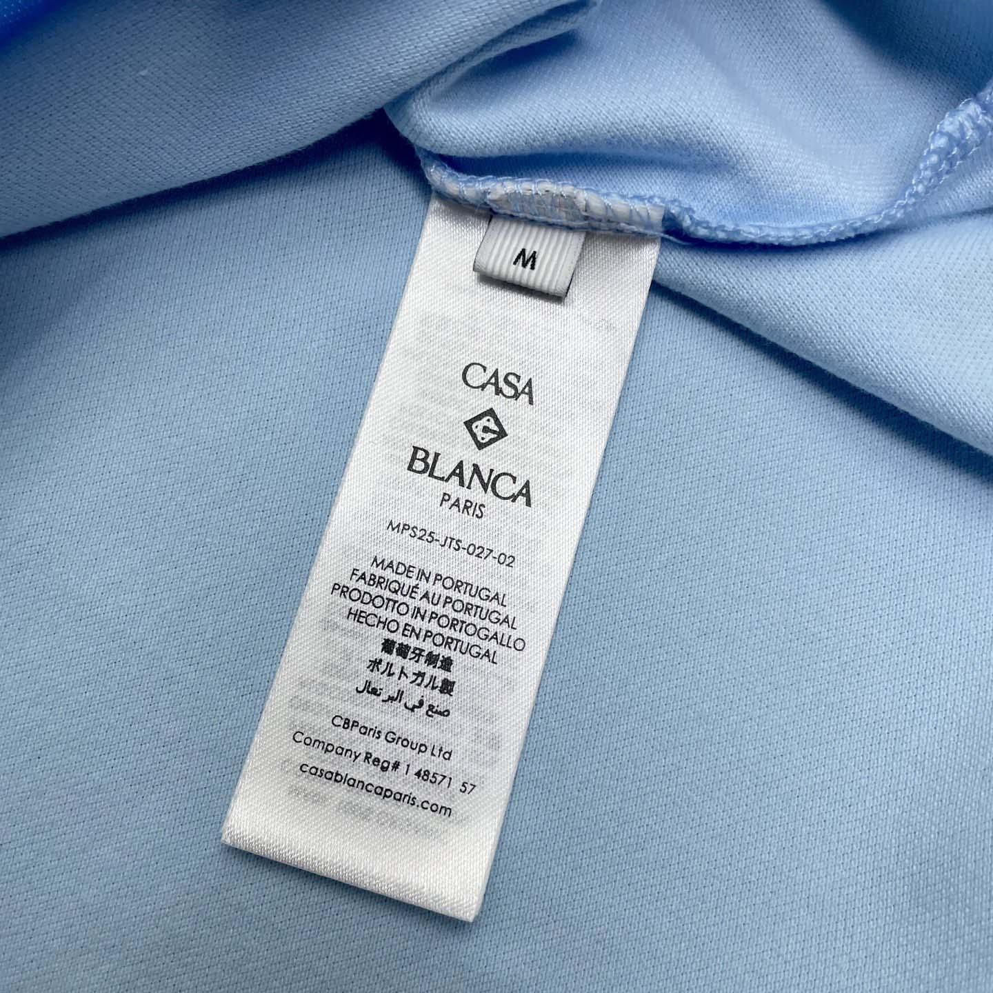 Casablanca Organic-cotton Polo Shirt   c1049 - DesignerGu