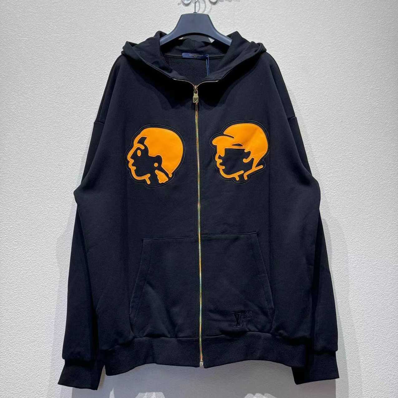 Louis Vuitton Zip Up Hoodie - DesignerGu