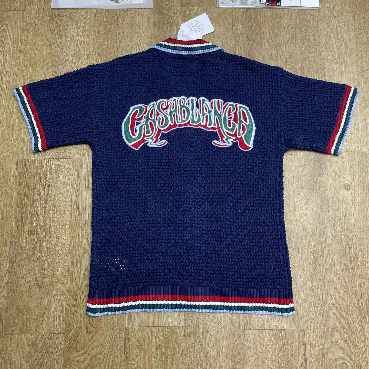 Casablanca Gothic Short-sleeve Crochet Shirt   Z6013 - DesignerGu