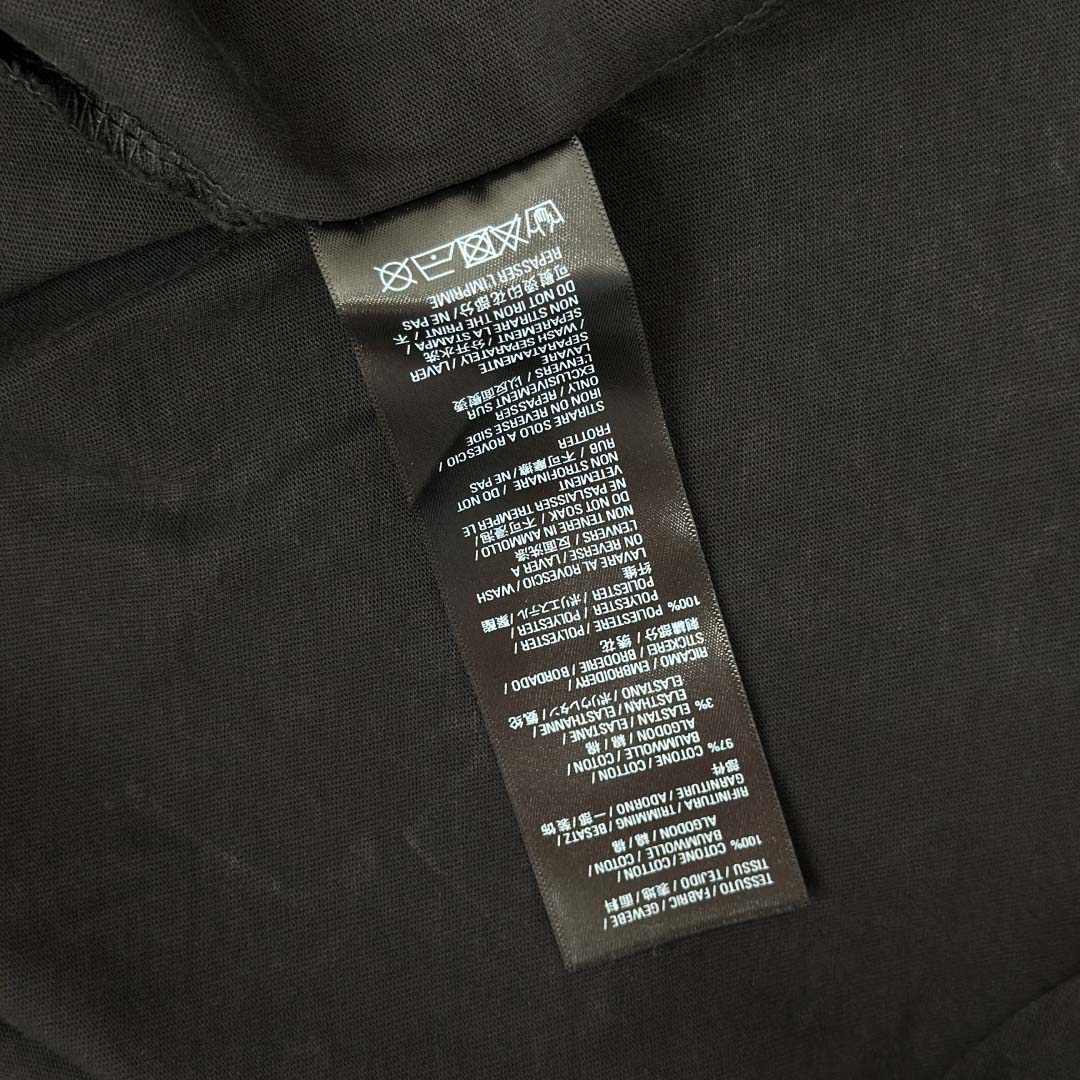 Balenciaga Taped Balenciaga Back T-Shirt Medium Fit in heather grey dry jersey - DesignerGu