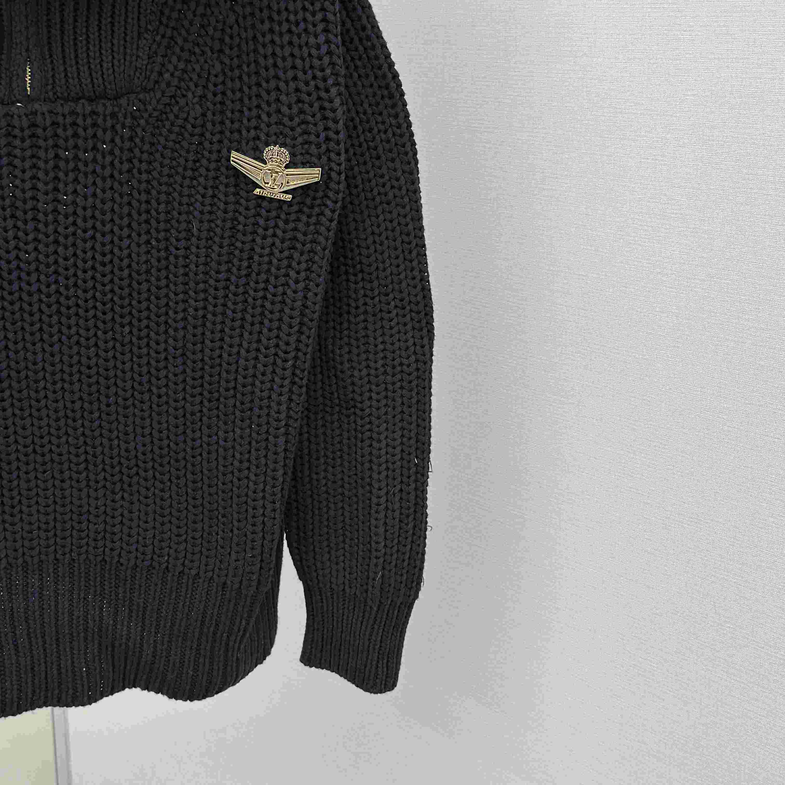 Louis Vuitton Chunky Wool-Blend Half-Zip Pullover   1AHC13 - DesignerGu