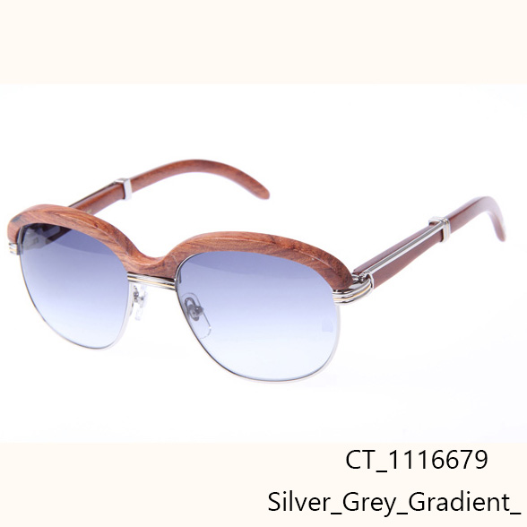Cartier CT_1116679 Sunglasses In Silver Grey Gradient - DesignerGu