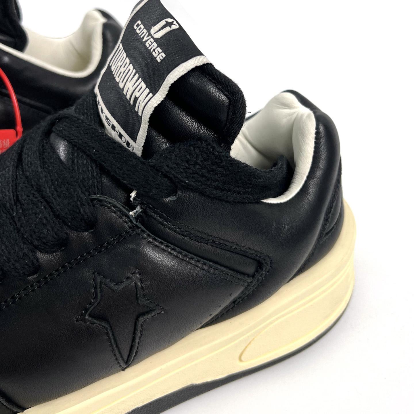 Rick Owens x DRKSHDW TURBOWPN Low 'Black Cloud Cream' - DesignerGu