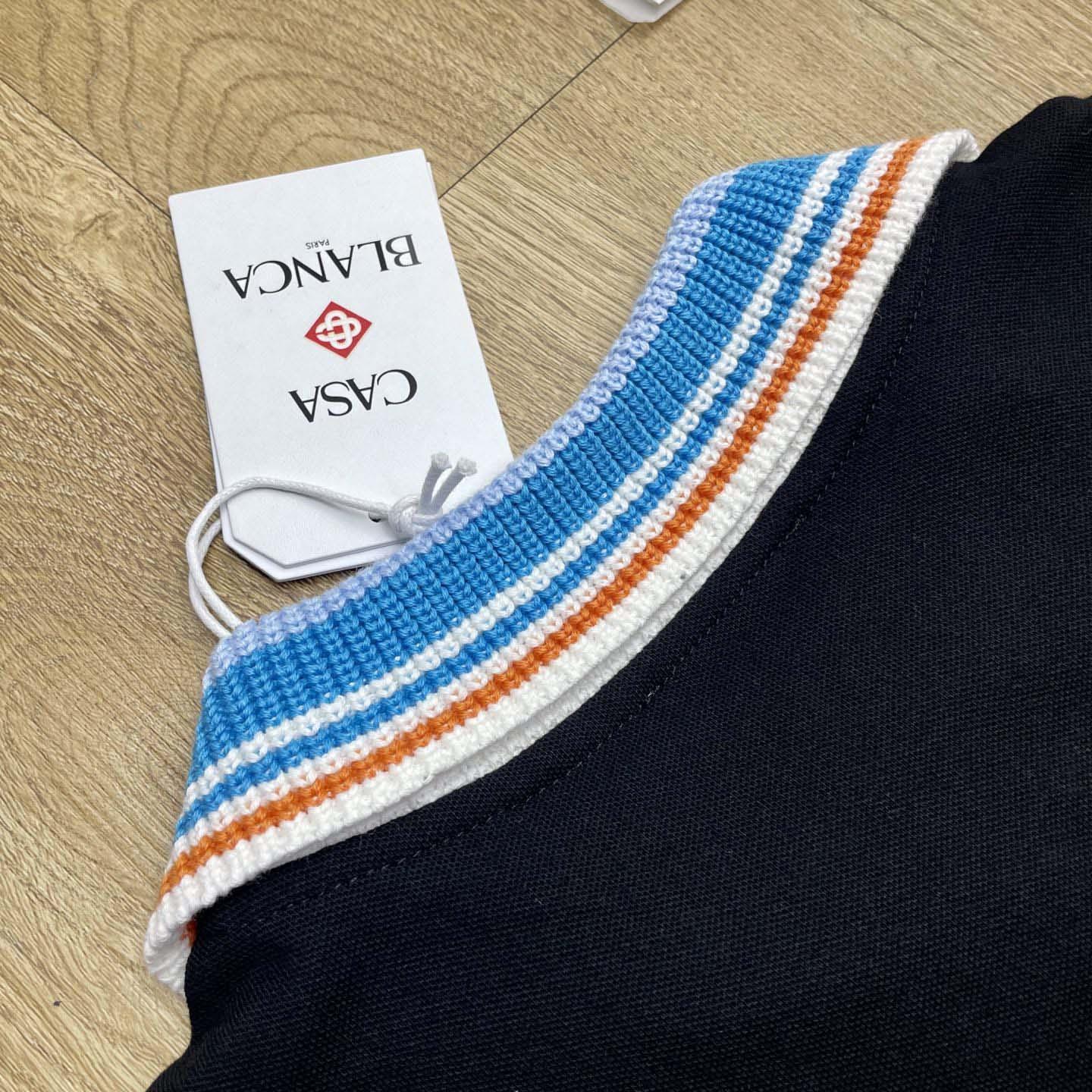 Casablanca Organic-cotton Polo Shirt   c1051 - DesignerGu