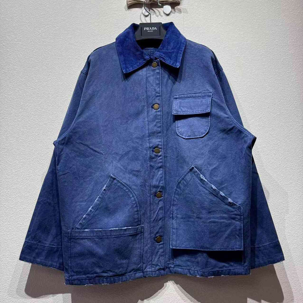 Prada Canvas Trucker Jacket - DesignerGu