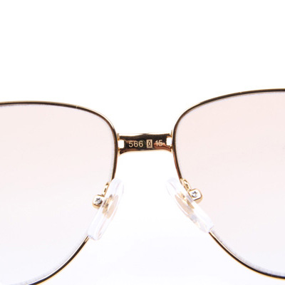 Cartier CT566 Wood Sunglasses In Gold - DesignerGu