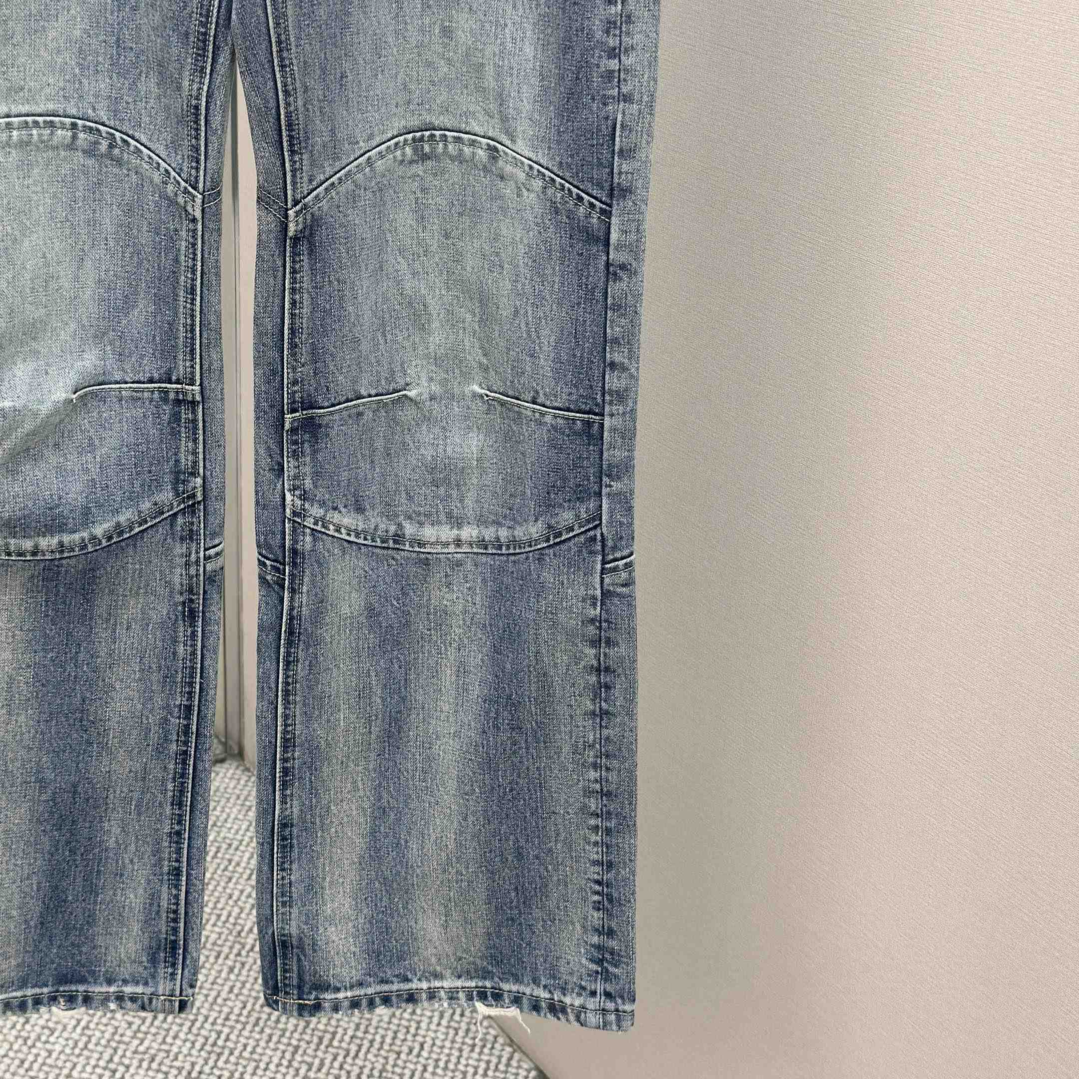 Balenciaga Fitted Low-waist Pants In Light Blue  - DesignerGu