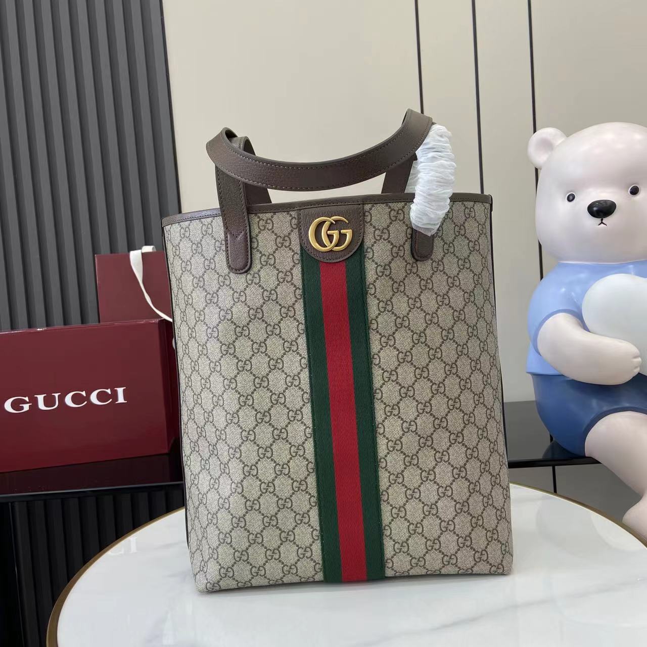 Gucci Ophidia Medium Tote Bag - DesignerGu