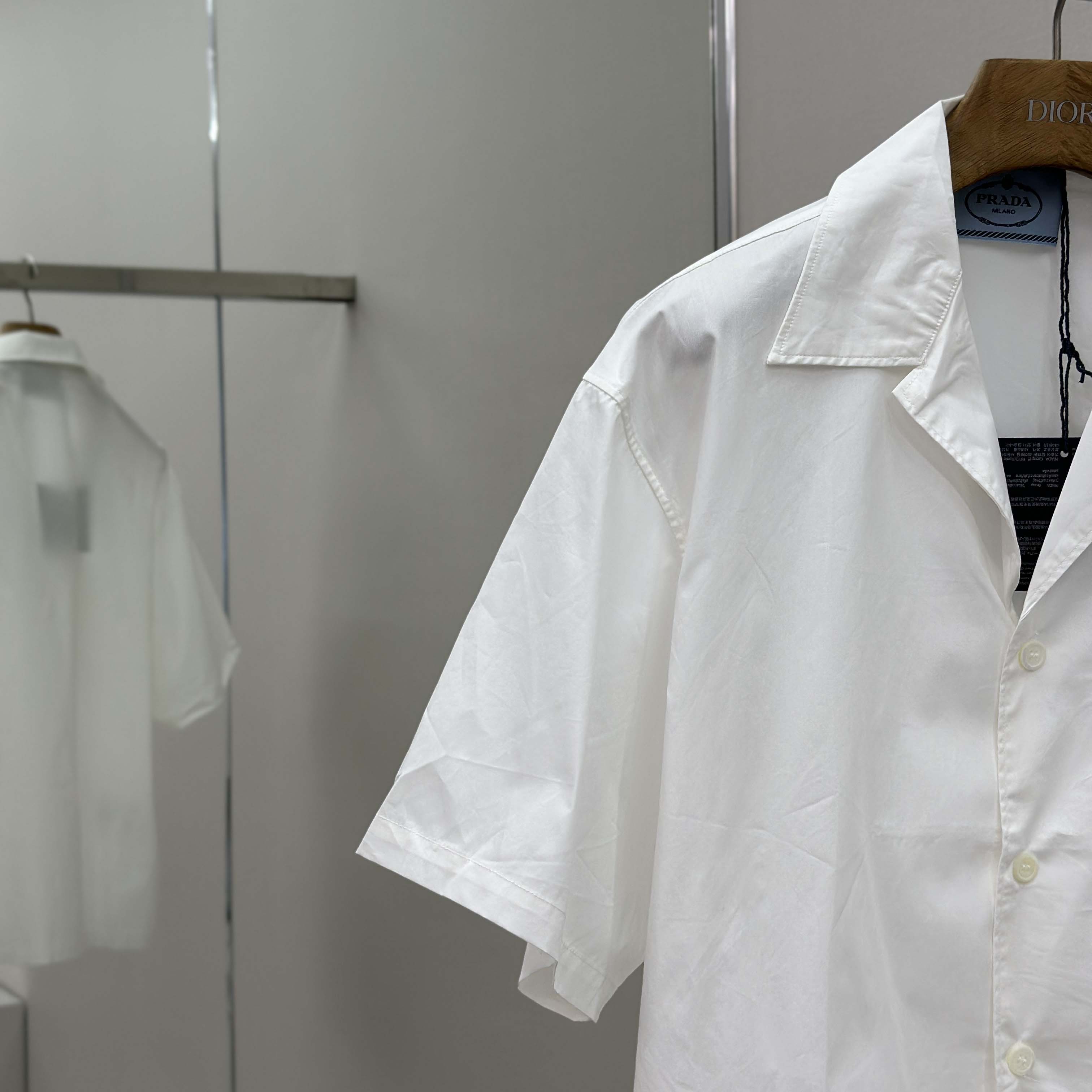 Prada Panelled Bowling-style Shirt - DesignerGu