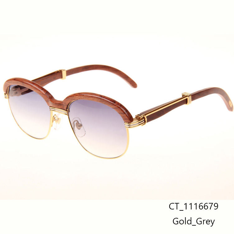 Cartier CT_1116679 Sunglasses In Gold Grey Gradient - DesignerGu