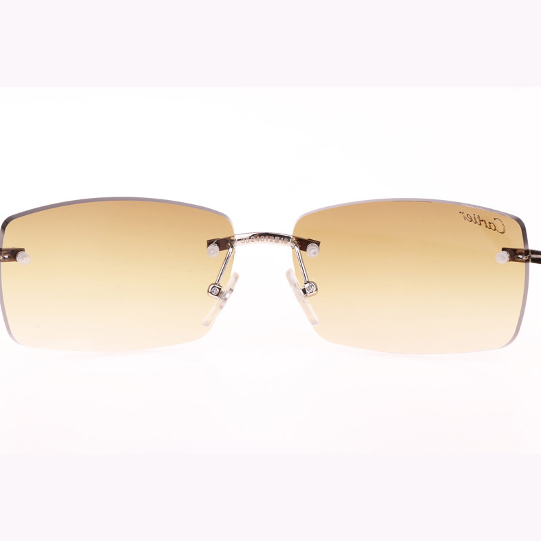 Cartier CT_3524012 Black Wood Sunglasses In Silver Brown - DesignerGu