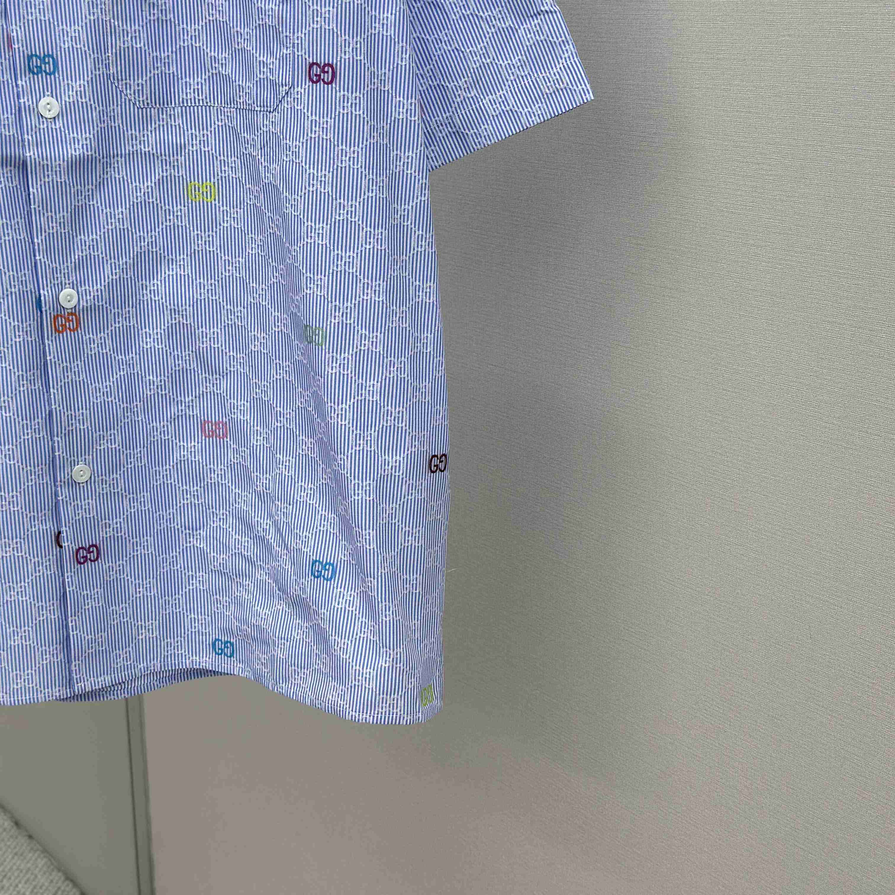 Gucci Striped Cotton Bowling Shirt - DesignerGu