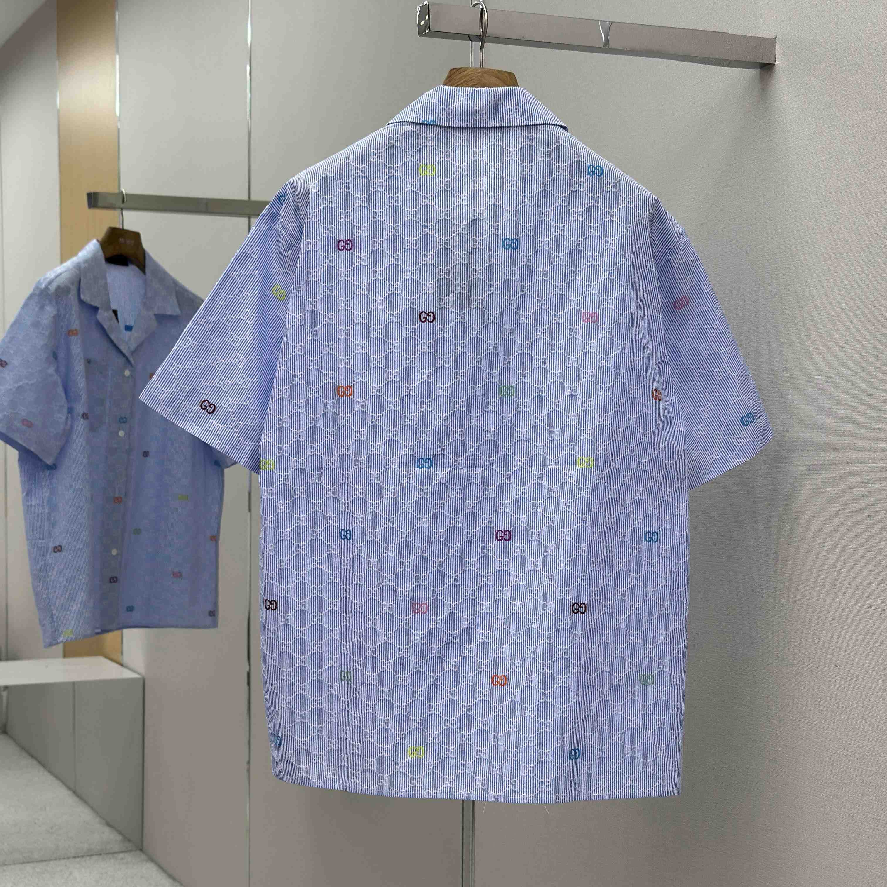 Gucci Striped Cotton Bowling Shirt - DesignerGu