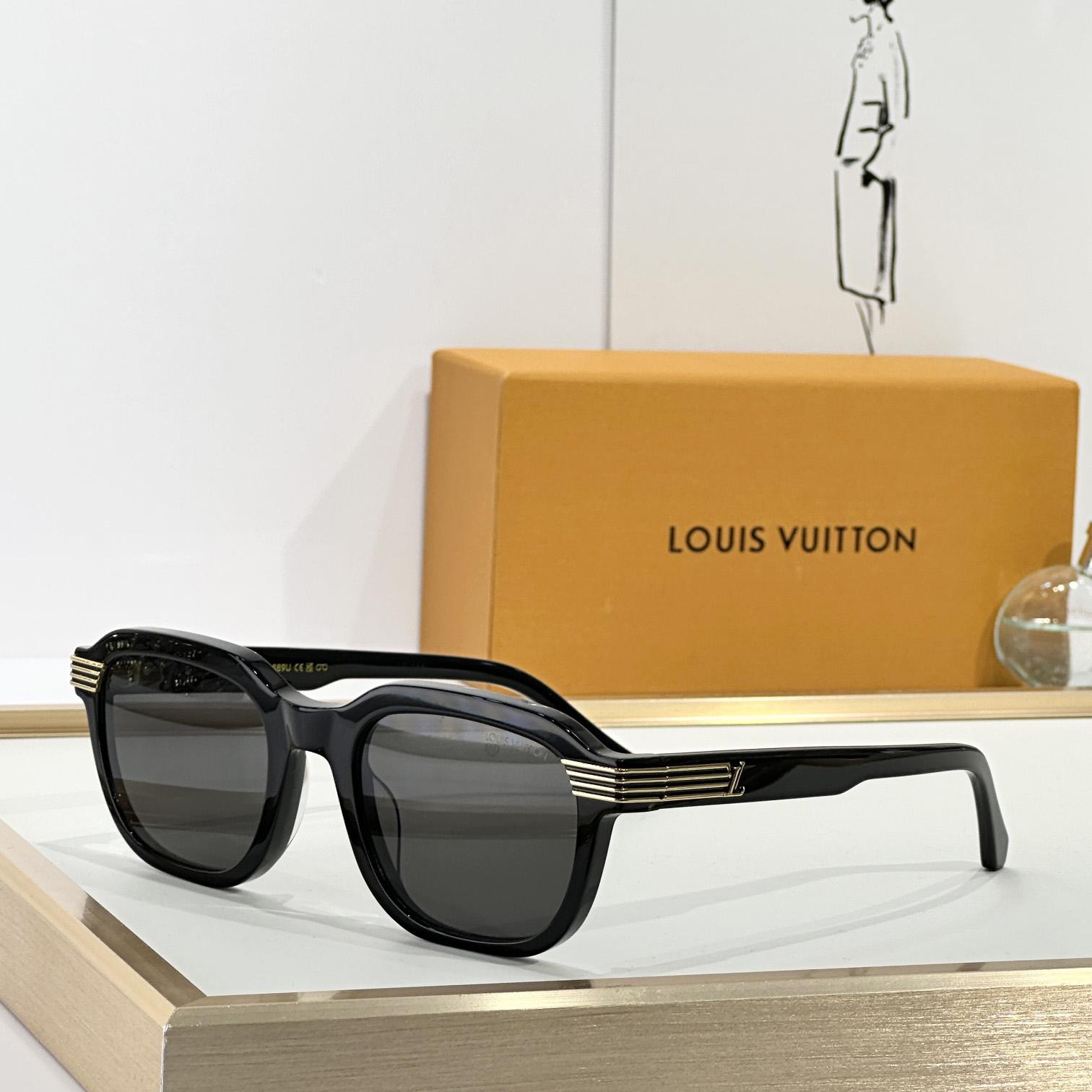 Louis Vuitton LV Slide Square Round Sunglasses   Z2889U - DesignerGu