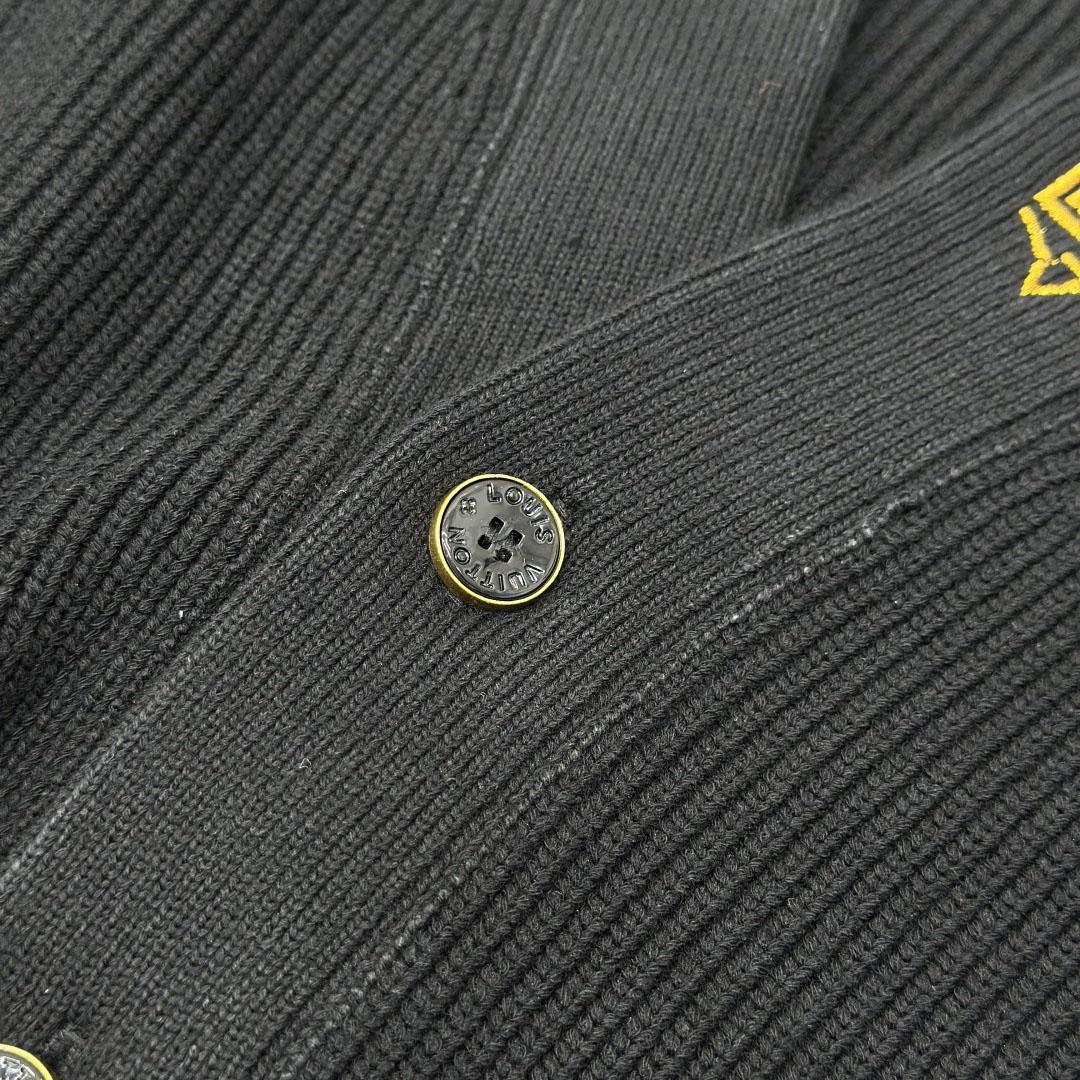 Louis Vuitton Embroidered Signature Cardigan   1AHVMY - DesignerGu