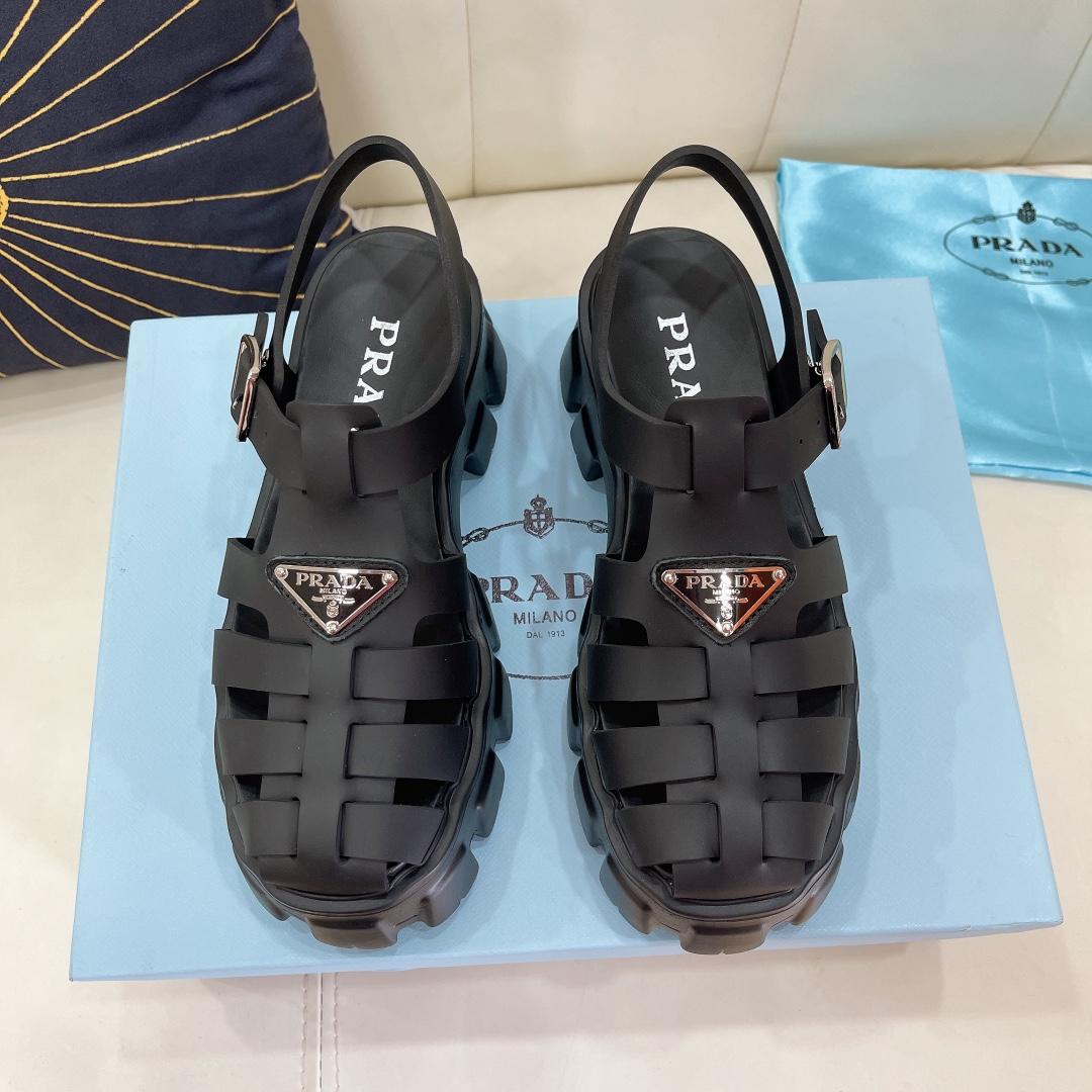 Prada Foam Rubber Sandals - DesignerGu