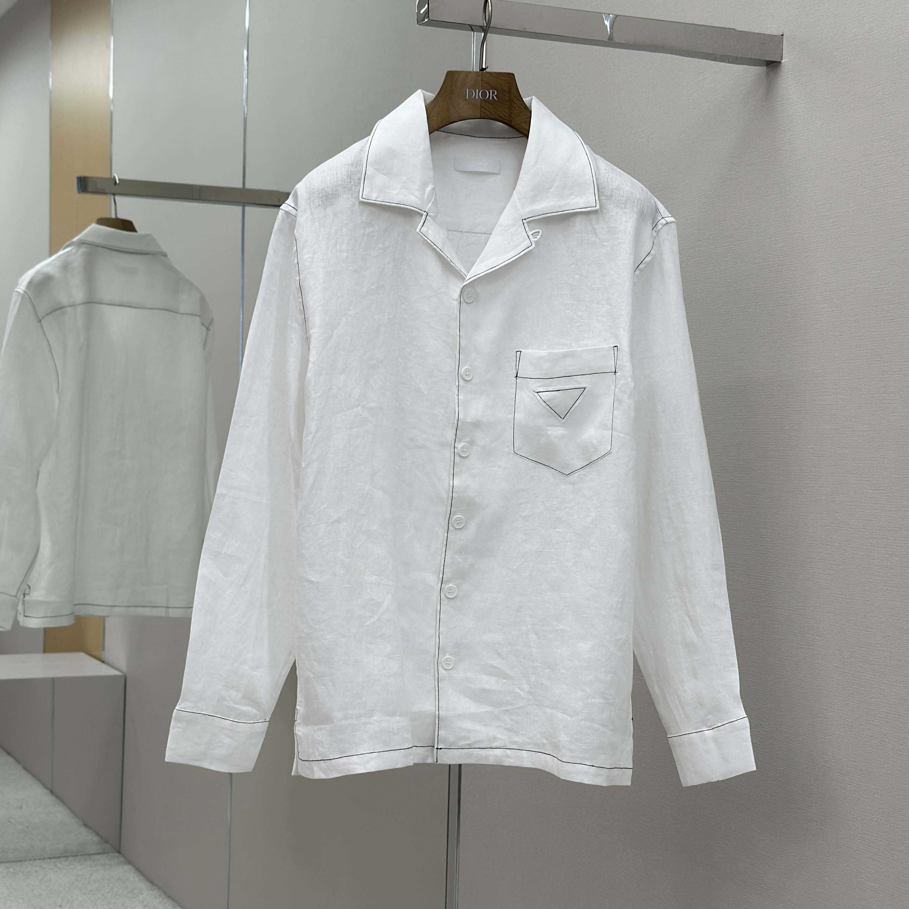 Prada Linen Shirt - DesignerGu