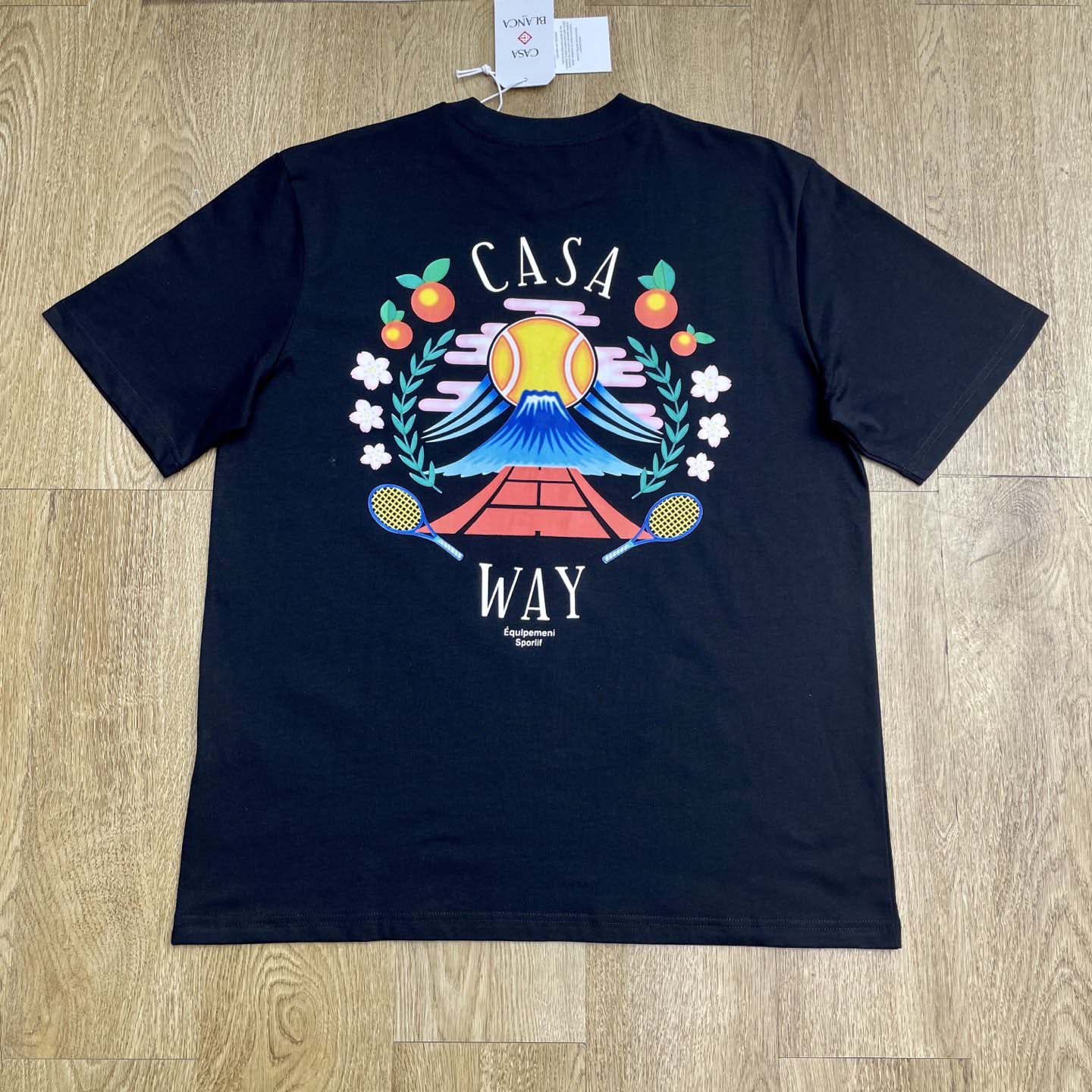 Casablanca Casa Way Mountain Short Sleeve T-Shirt   C1033 - DesignerGu