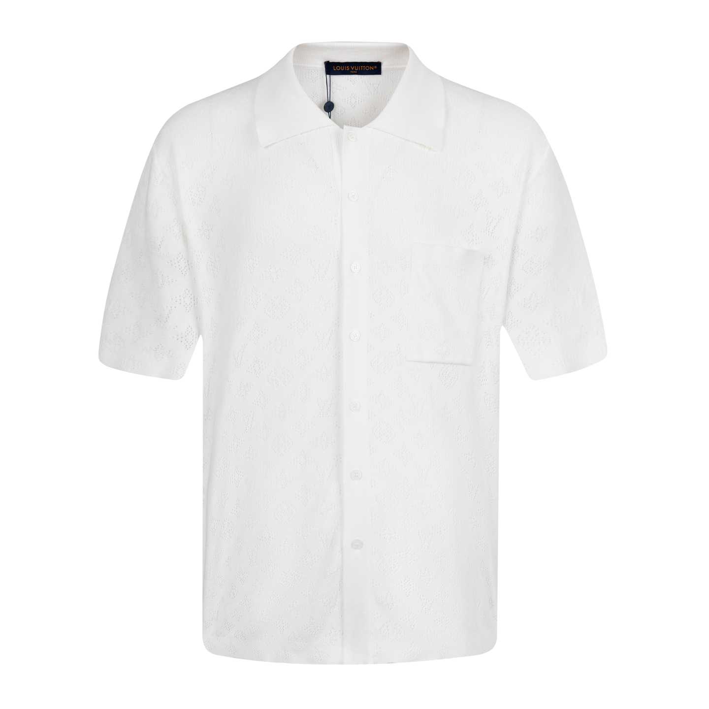 Louis Vuitton Short-Sleeved Monogram Shirt    - DesignerGu