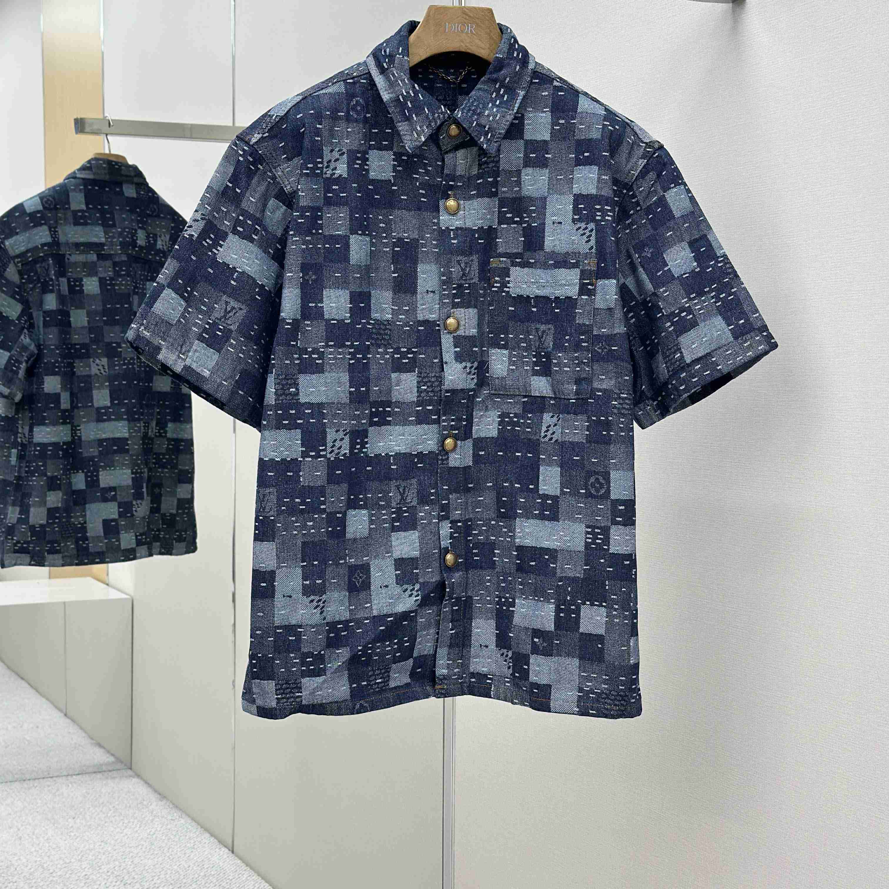 Louis Vuitton x Nigo Denim Shirts - DesignerGu