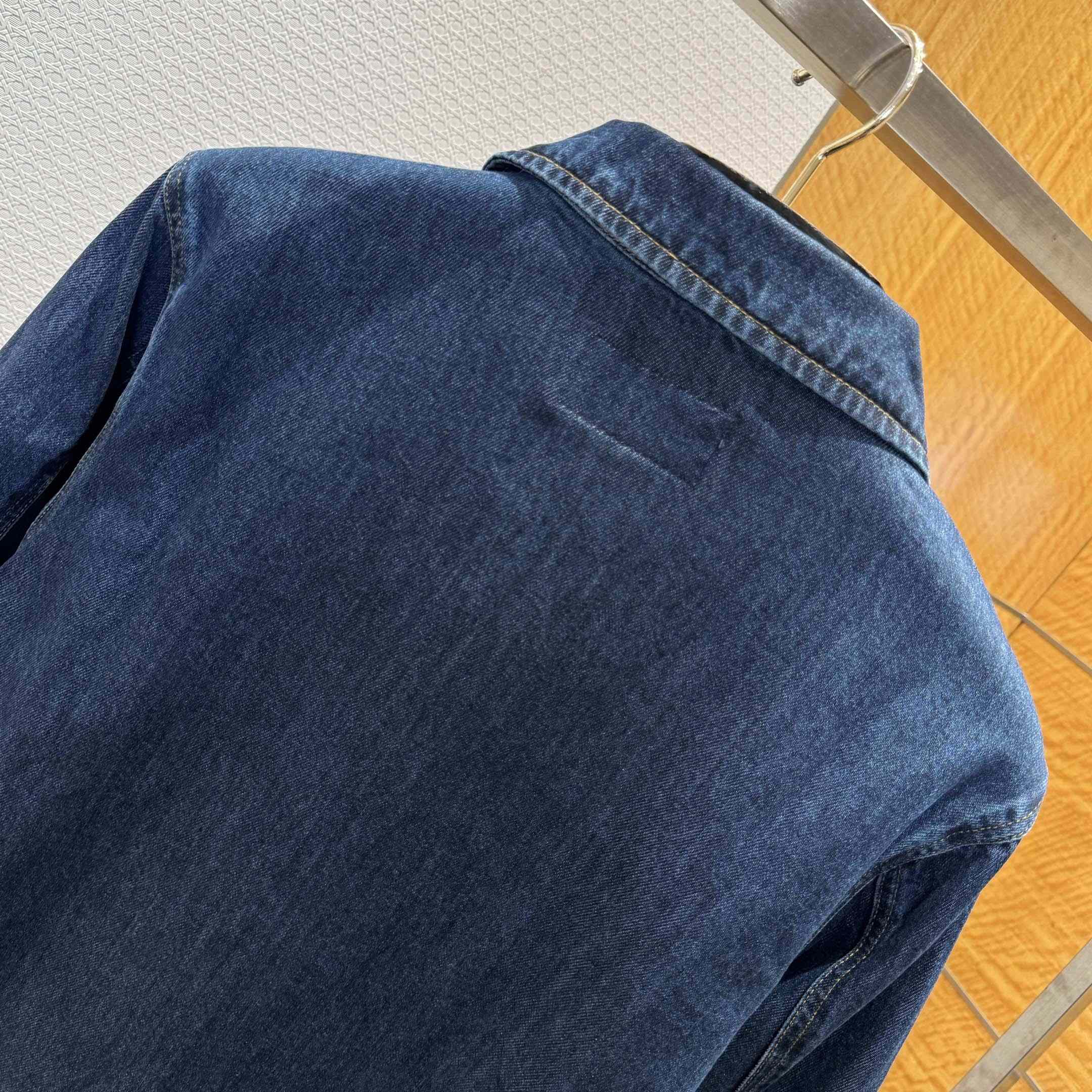 Prada Light Denim Zipper Jacket - DesignerGu