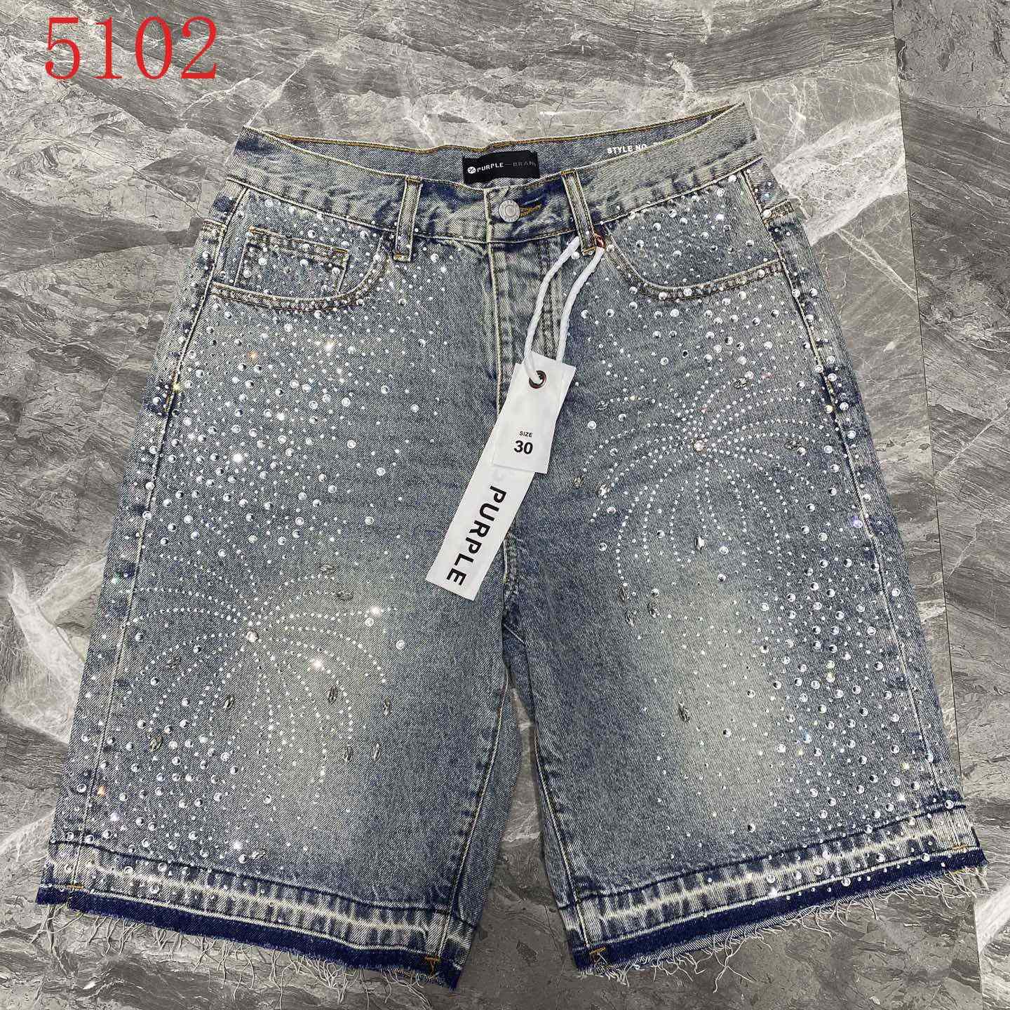 Purple-Brand Shorts   5102 - DesignerGu