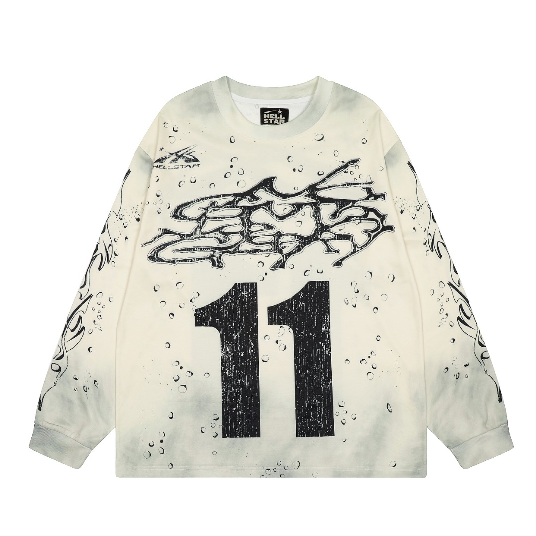 Hellstar Studios Moto Cross Longsleeve T-Shirt  - DesignerGu