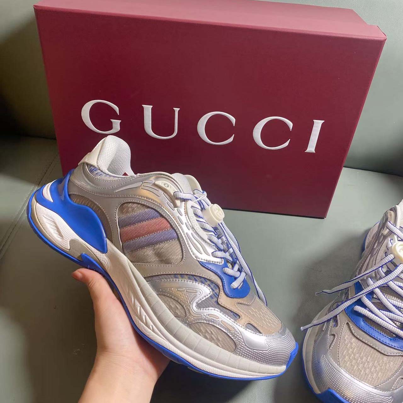Gucci Men's Gucci 2.0 Sneaker - DesignerGu